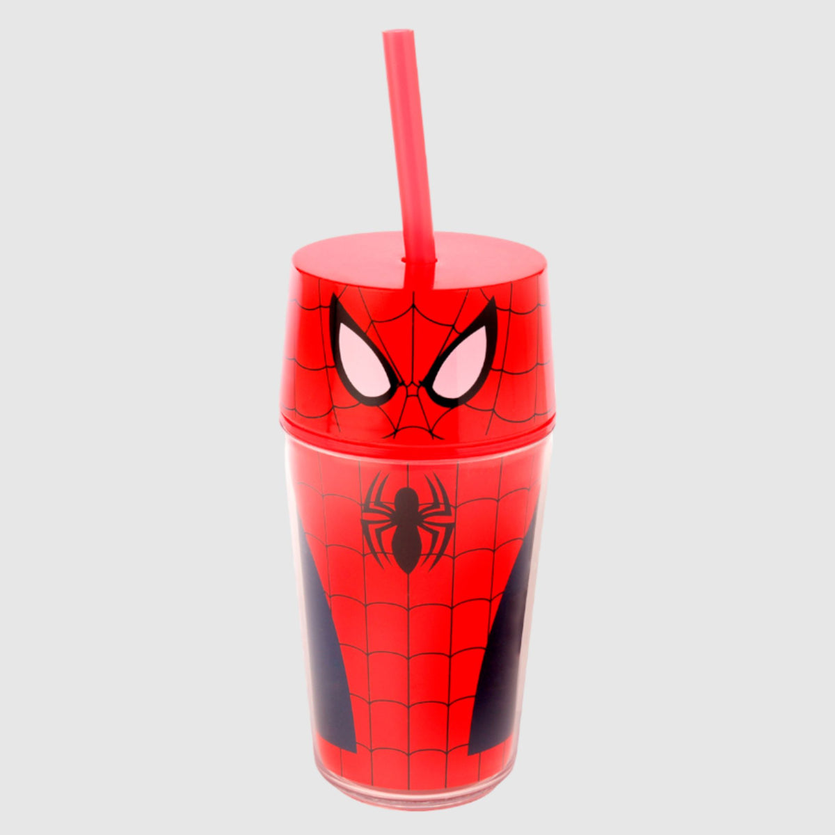 Vaso con Tapa y Popote Spidey Marvel de Fun Kids - Palitroche Store