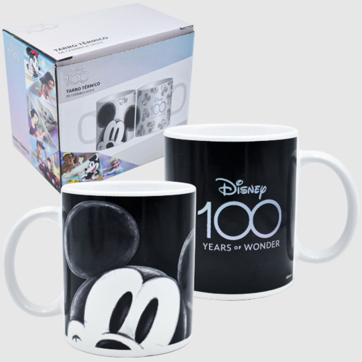 Taza Disney 100 Mickey Cerámica para Bebidas Calientes Asa 100