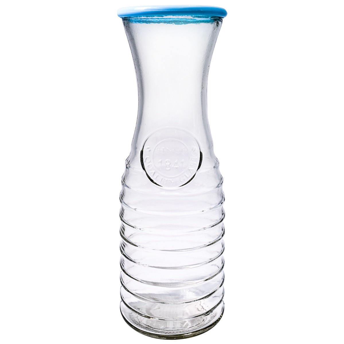 MANMAOHE Juego de jarras de vidrio vintage, jarra de agua de noche azul con  juego de vidrio, jarra de agua de vidrio retro con taza de vidrio para