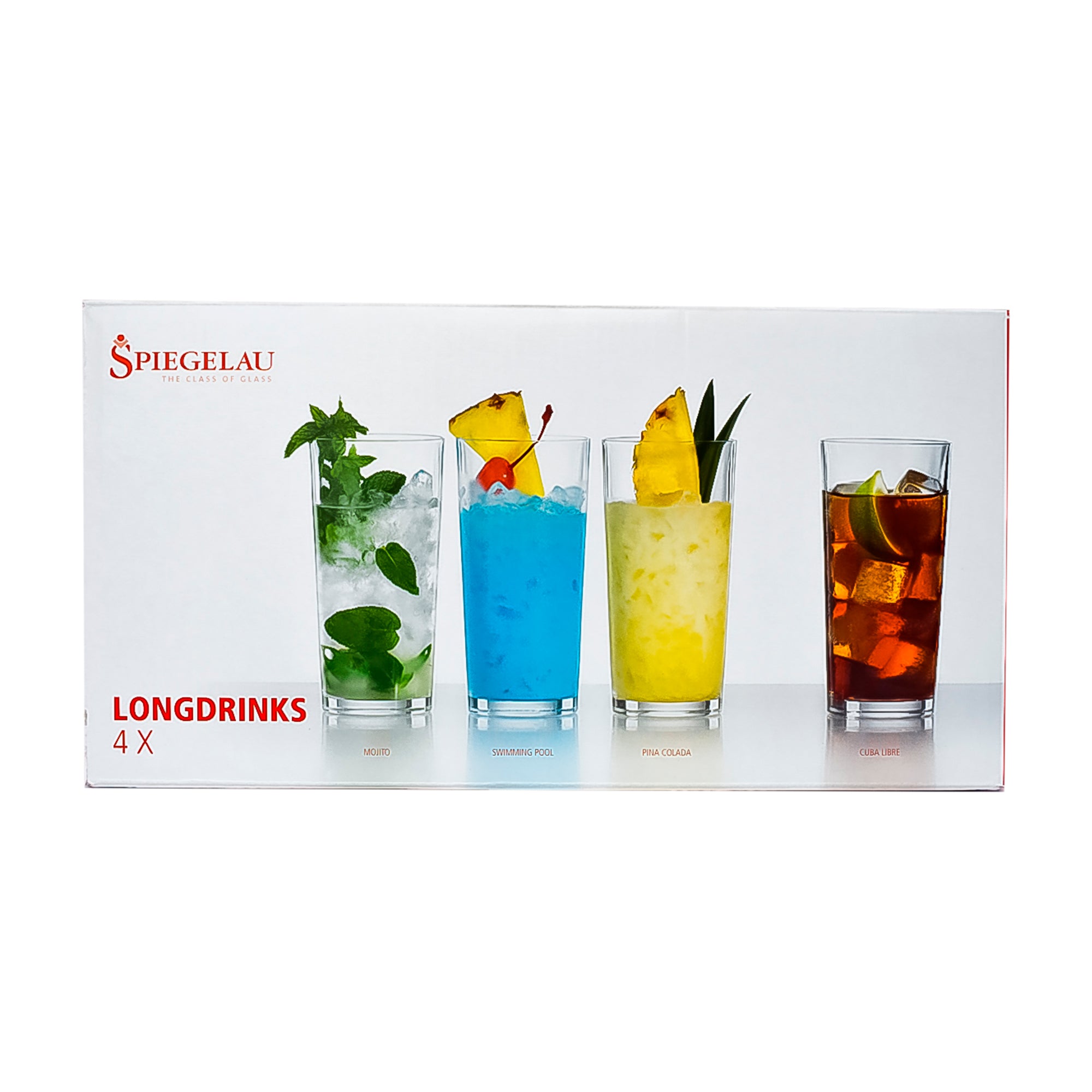 Vasos Spiegelau Long Drinks Cristal 4pz 350ml