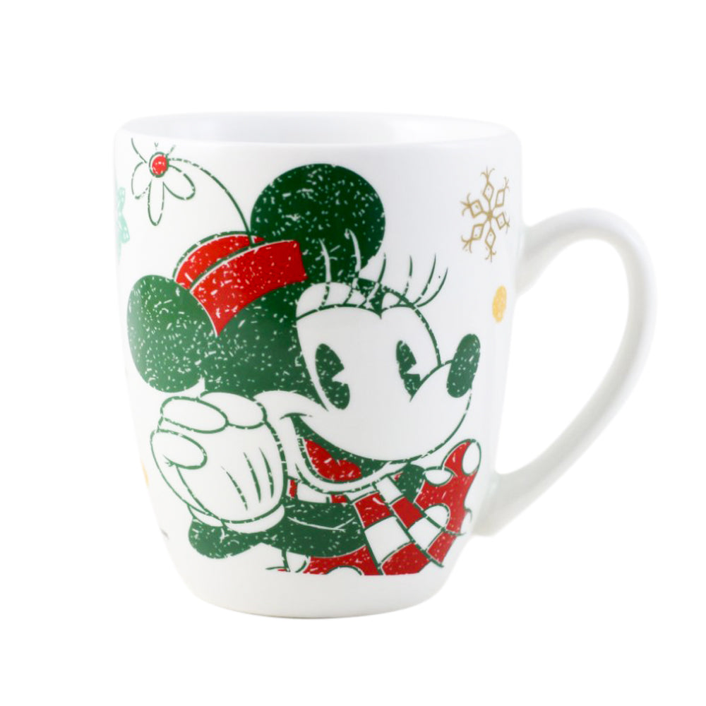 Taza Navideña Cafe Disney Mickey Minnie Navidad