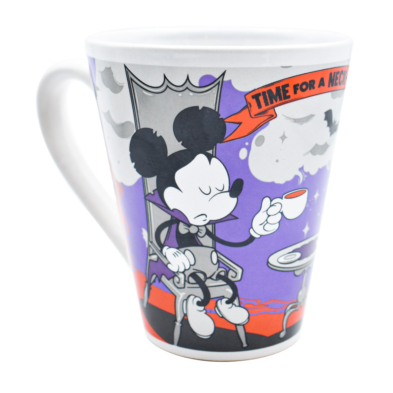 Taza para Café Fun Kids Edición Halloween Disney Pixar Mickey Minnie Mouse & Coco De Cerámica 280 ml