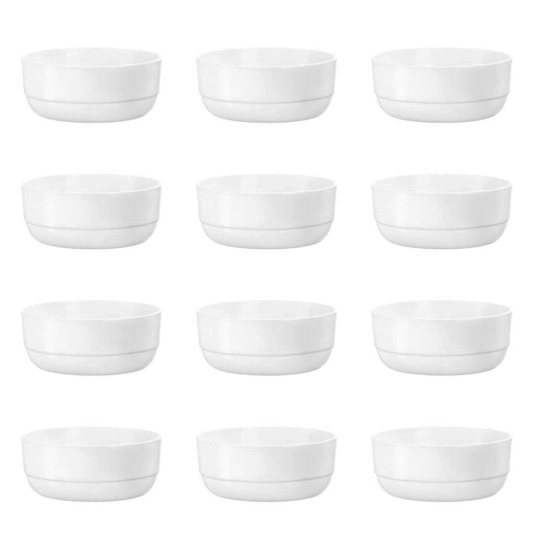 Juego de Tazones de Vidrio Opal Bormioli Rocco Buffette 265ml 12 Piezas