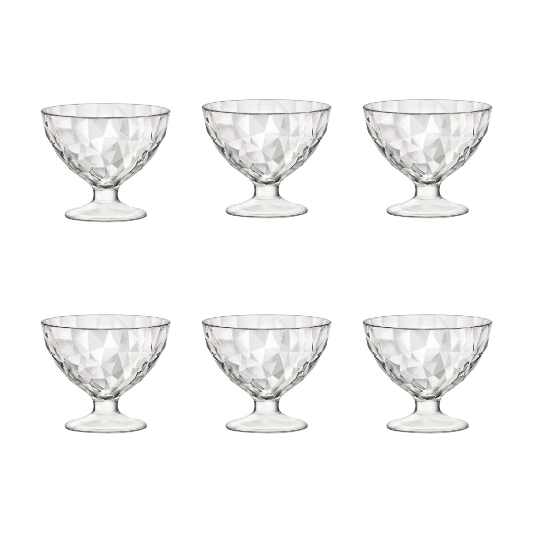 Juego de Copas para Helado Bormioli Rocco Diamond 360ml 6 Piezas