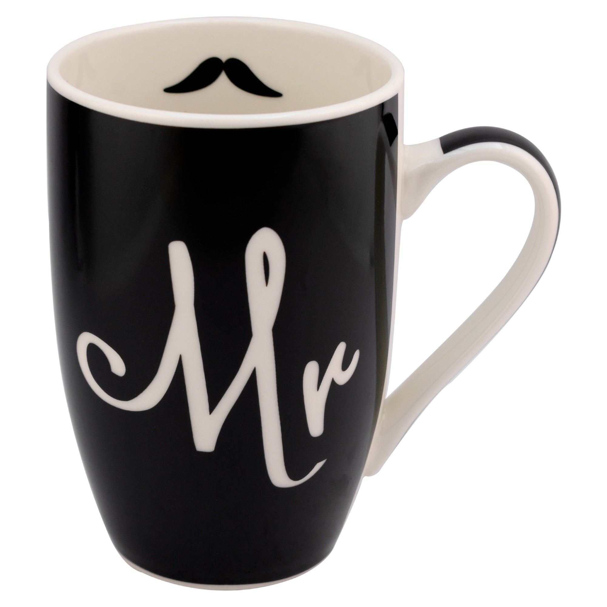 Juego de Tazas de Porcelana MRS Y MS 500ml