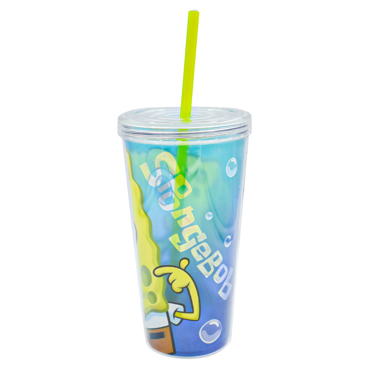 Vaso Bob Esponja Original Coleccionable Doble Pared 473ml