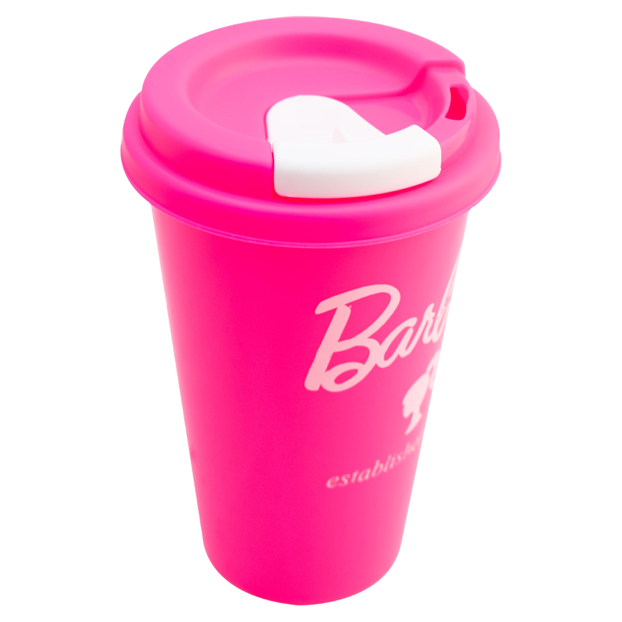 Set 3 Pack Vasos Con Tapa Para Café Barbie Malibu 487ml