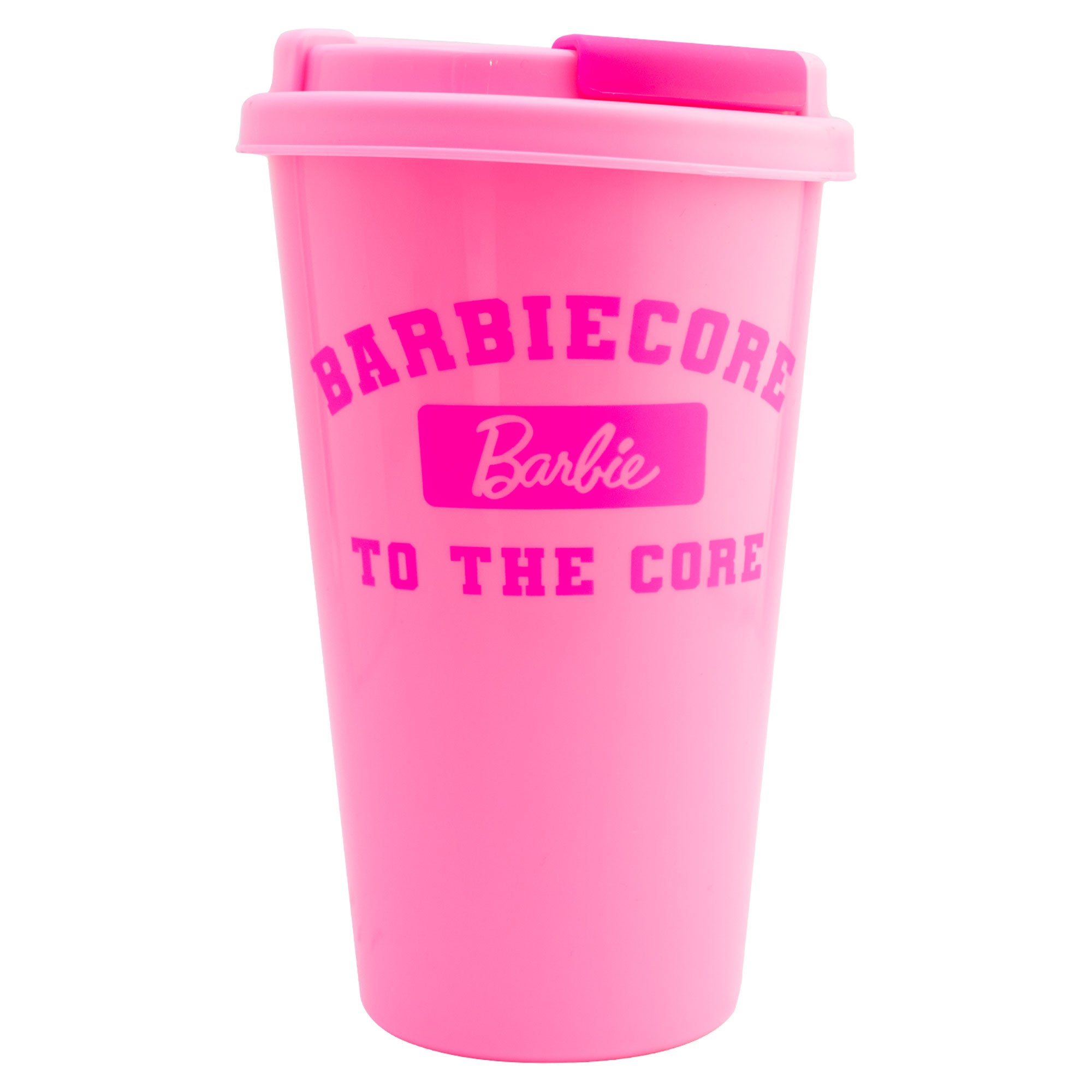 Set 3 Pack Vasos Con Tapa Para Café Barbie Malibu 487ml