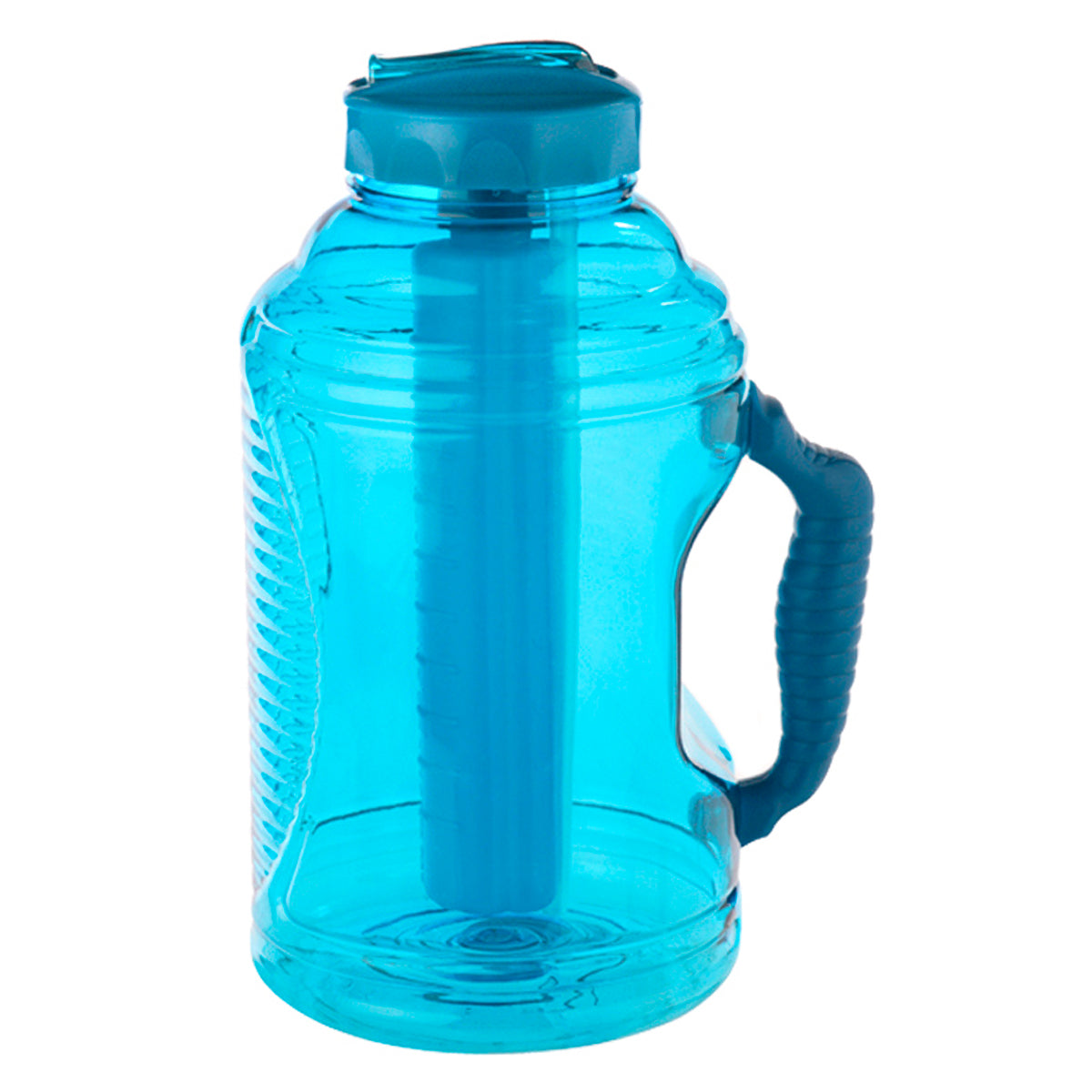 Botella de Plástico con Tapa, Popote y Enfriador Cool Gear 2.3L