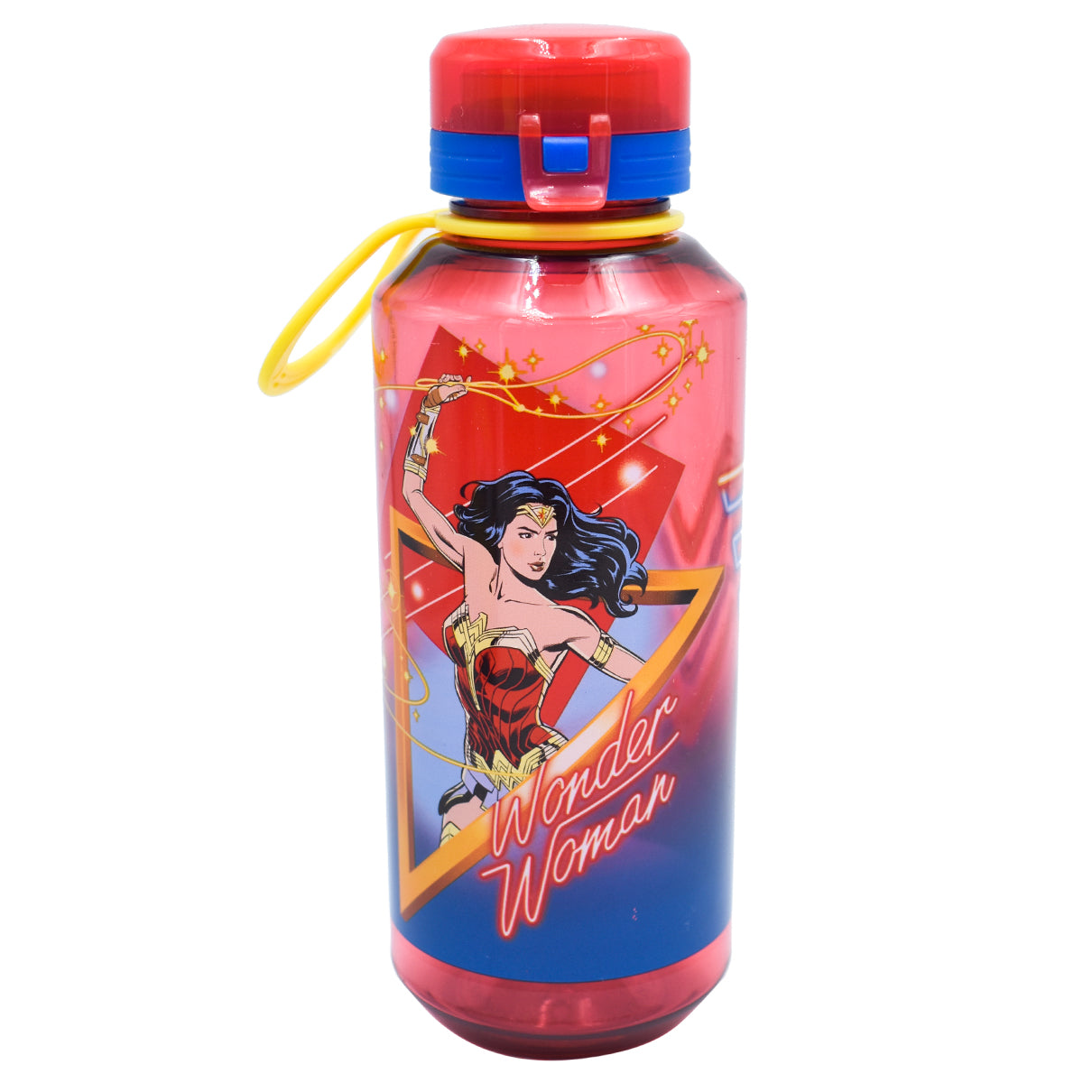 Botella Chica Roja Cool Gear Warner Bros. DC Comics Wonder Woman / Mujer Maravilla Plastico 473ml