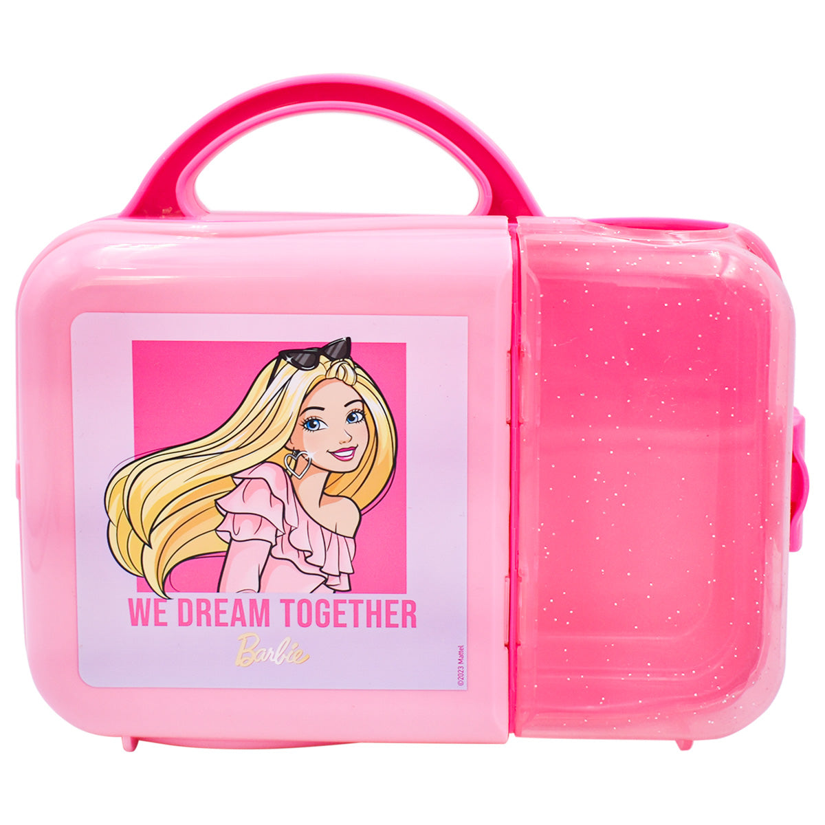 Lonchera de Plástico con Botella Fun Kids Barbie