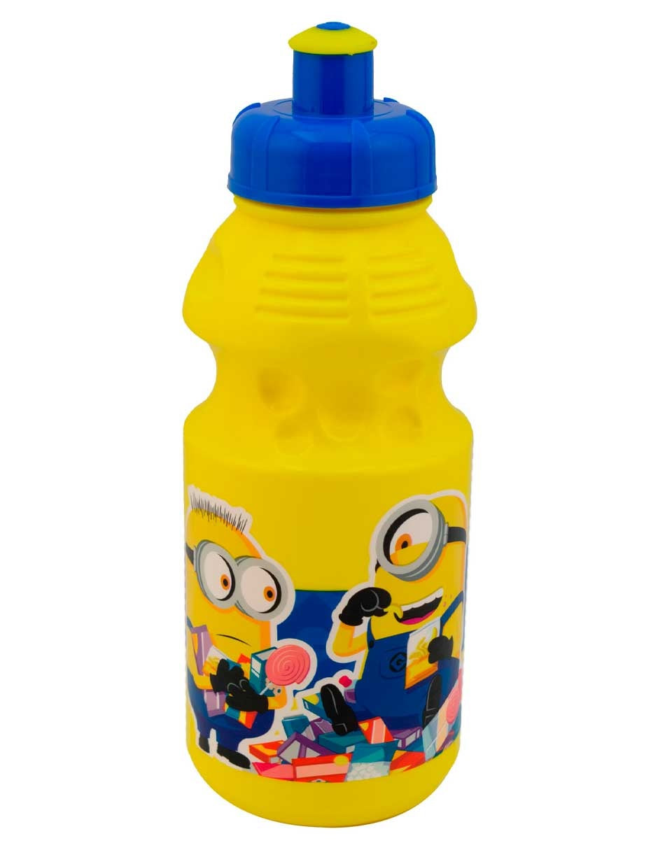 Lonchera Infantil de Plástico con Botella Fun Kids Minions