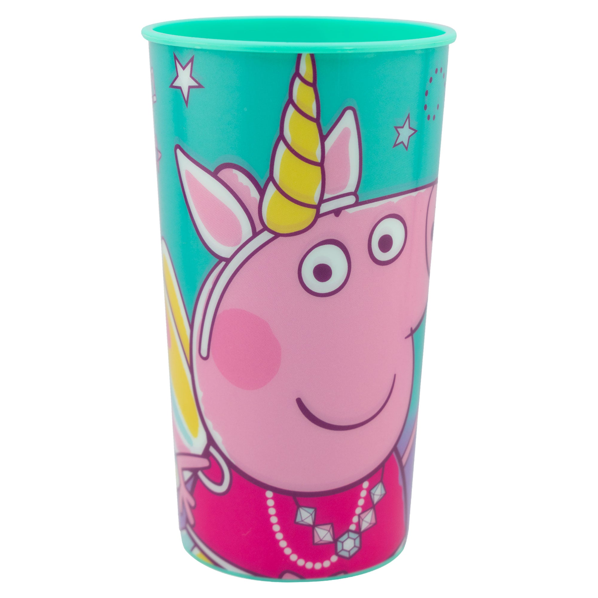 Set De 12 Vasos Peppa Pig Perlecente 500ml