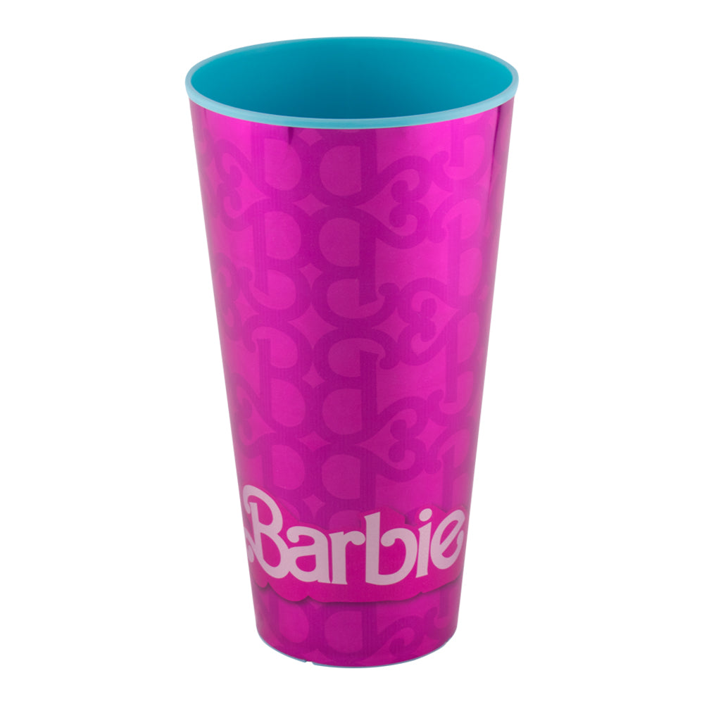 VASO ROSA METALICO BARBIE 700ml