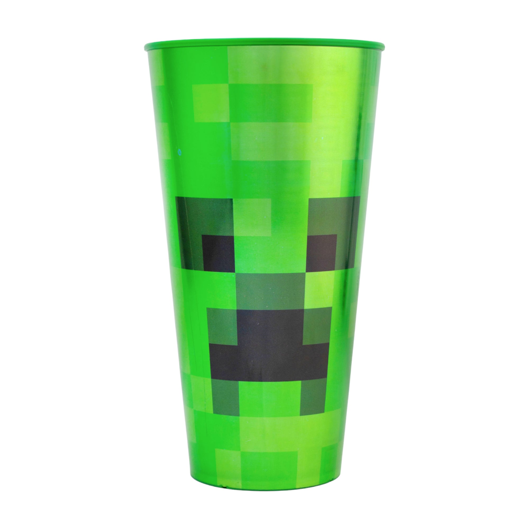 Vaso de Plástico Metalizado Minecraft 700ml