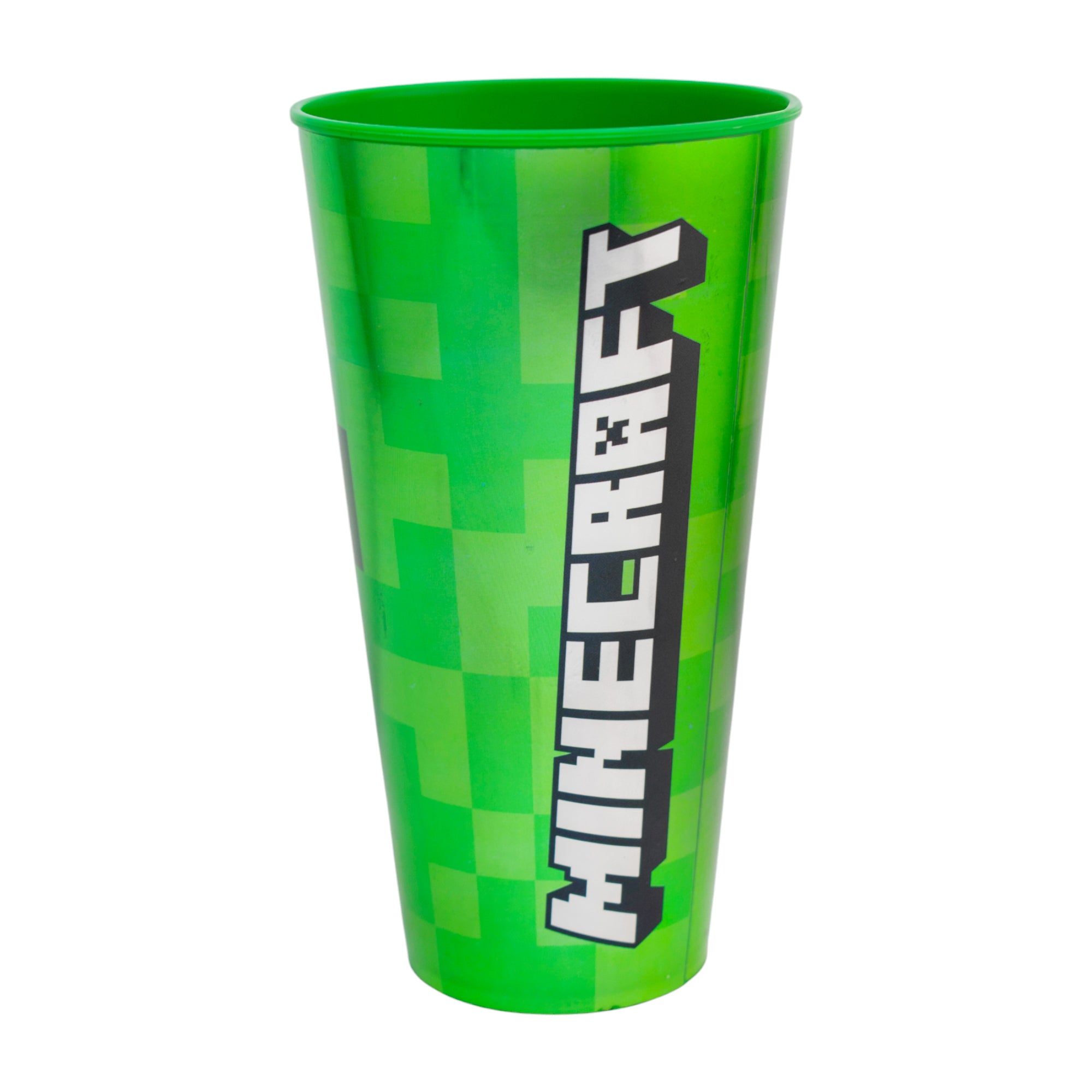 Vaso de Plástico Metalizado Minecraft 700ml