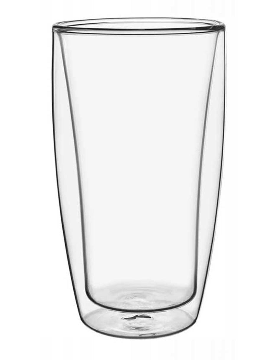 Juego de 2 Vasos de Vidrio Doble Pared Nuvo 385ml