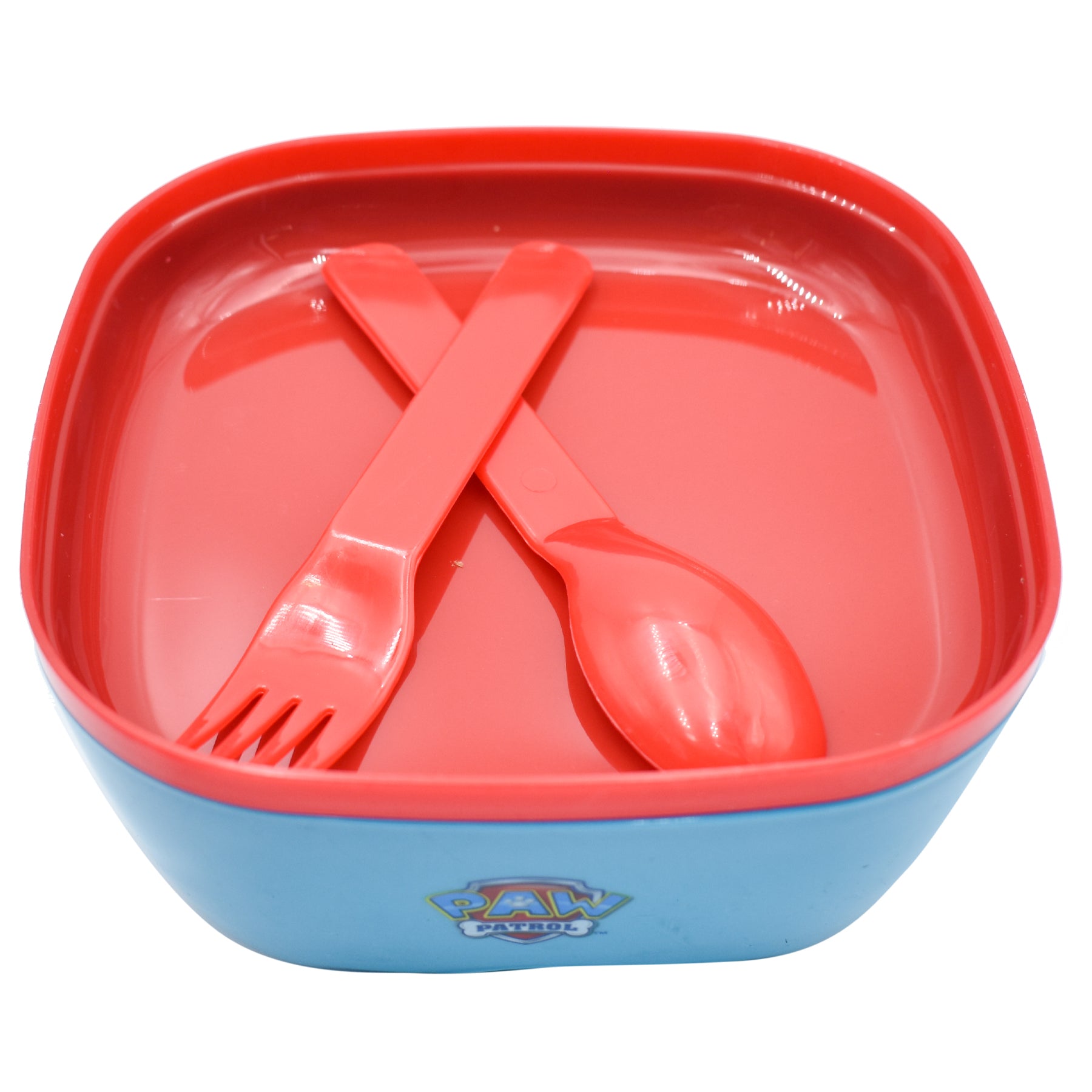 Sandwichera de Plástico Infantil con Cubiertos Fun Kids Paw Patrol