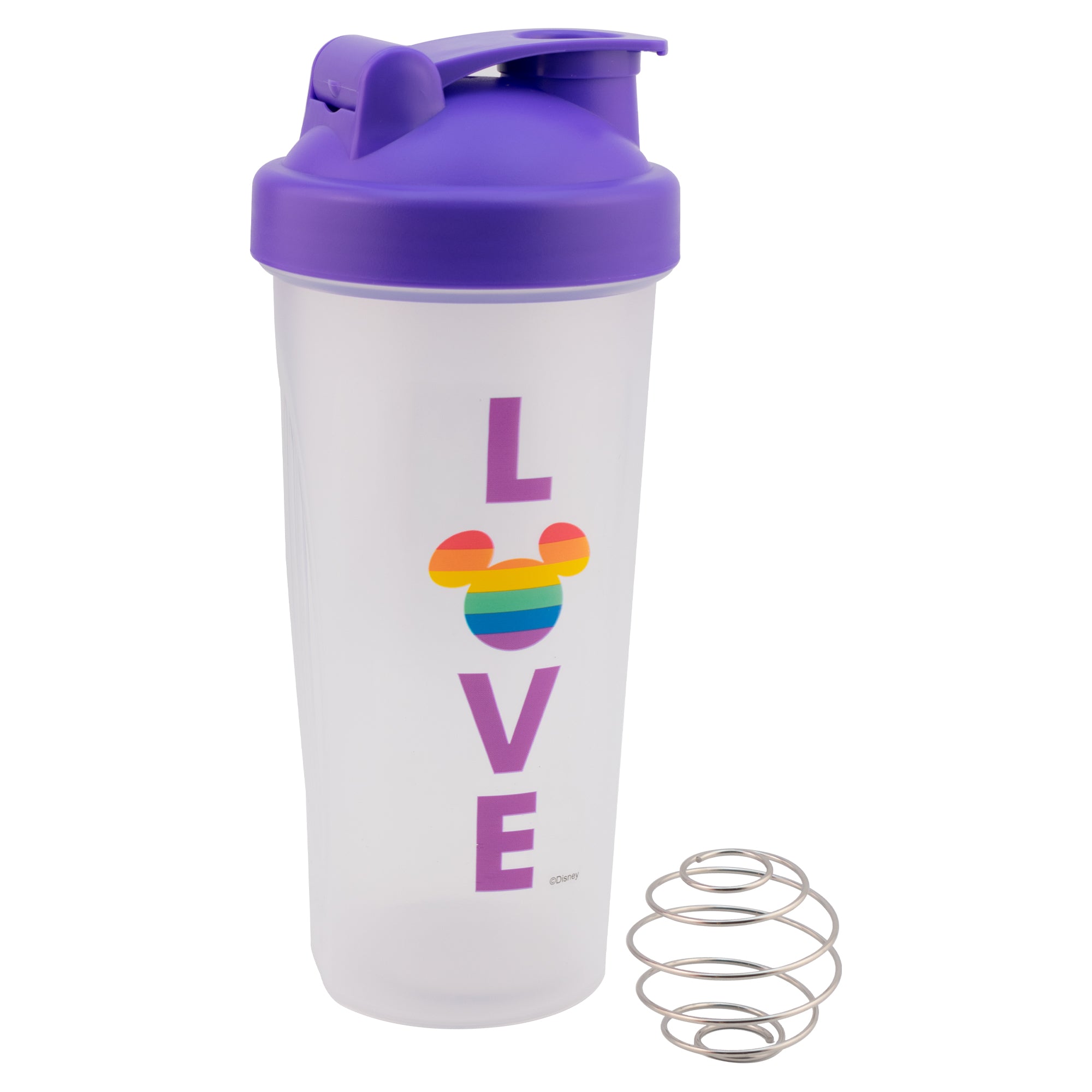 Vaso Shaker Deportivo Colección Disney Pride Orgullo 600ml