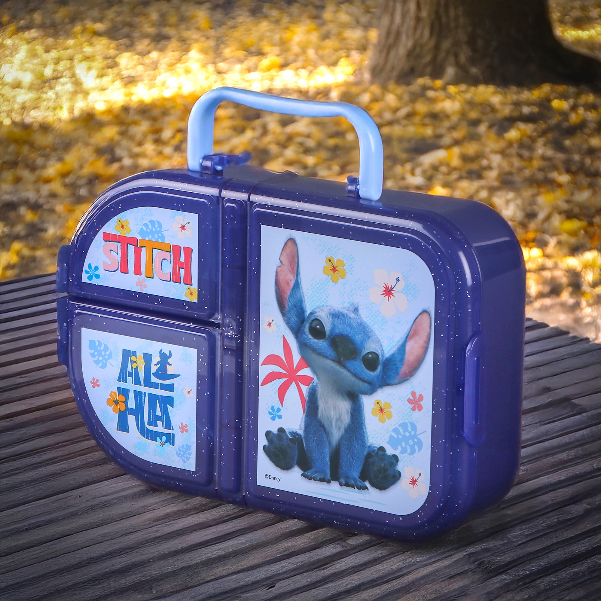 Contenedor de Plástico con Divisiones Lilo y Stitch Live Action 1 Pieza