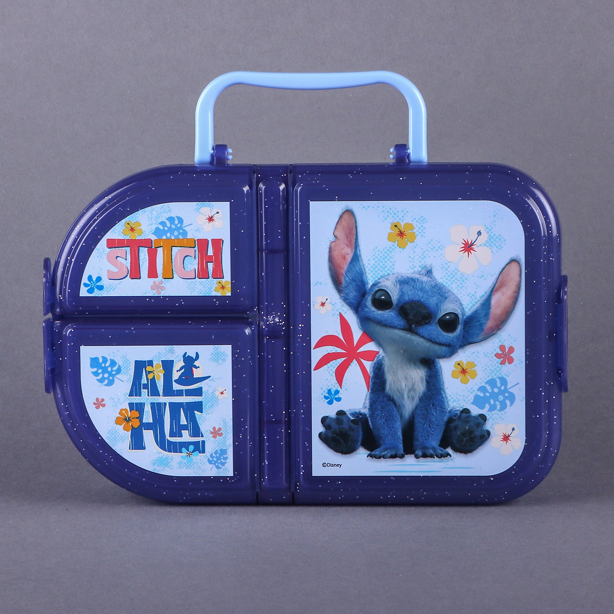 Contenedor de Plástico con Divisiones Lilo y Stitch Live Action 1 Pieza