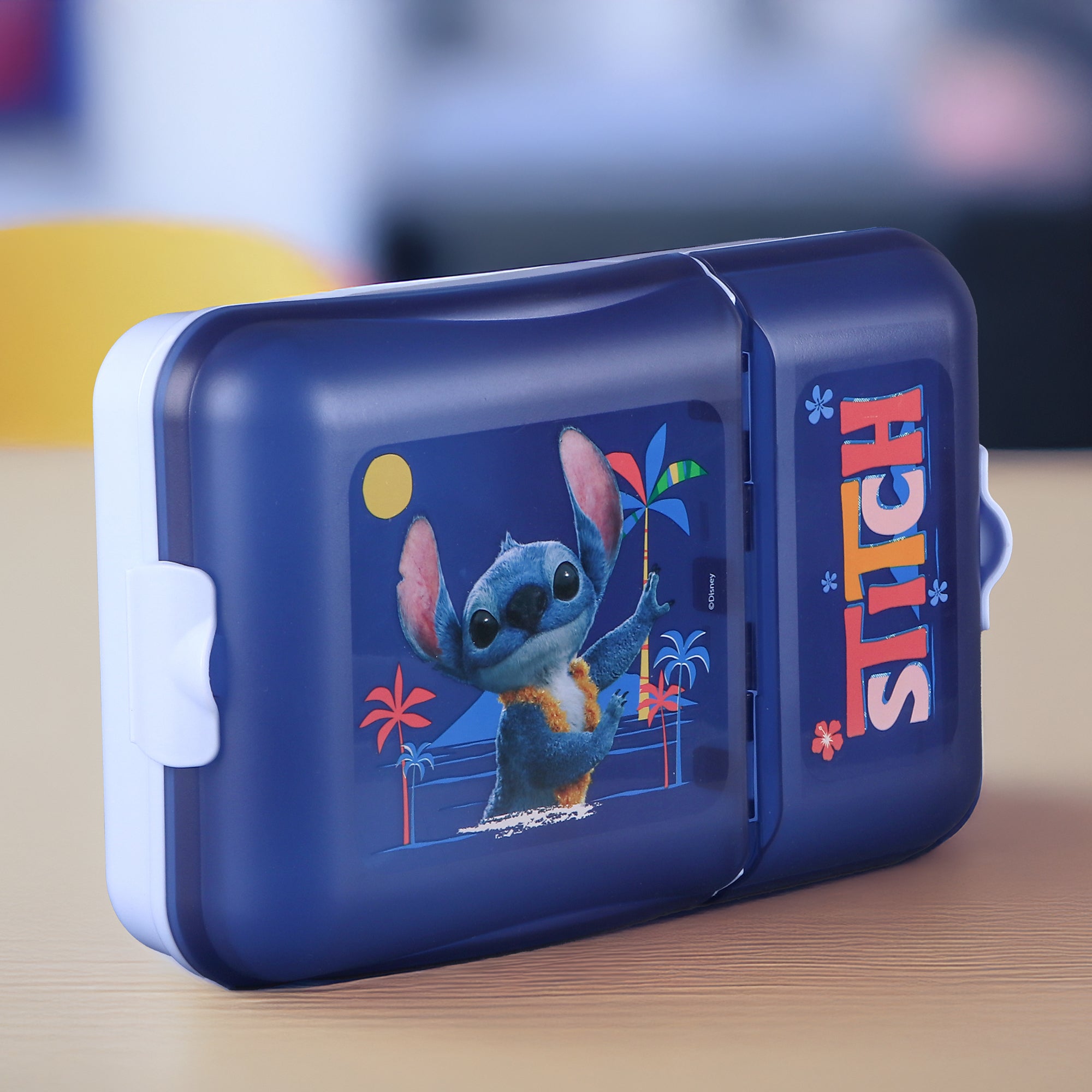 Contenedor de Plástico con 2 Divisiones Lilo y Stitch Live Action 1 Pieza