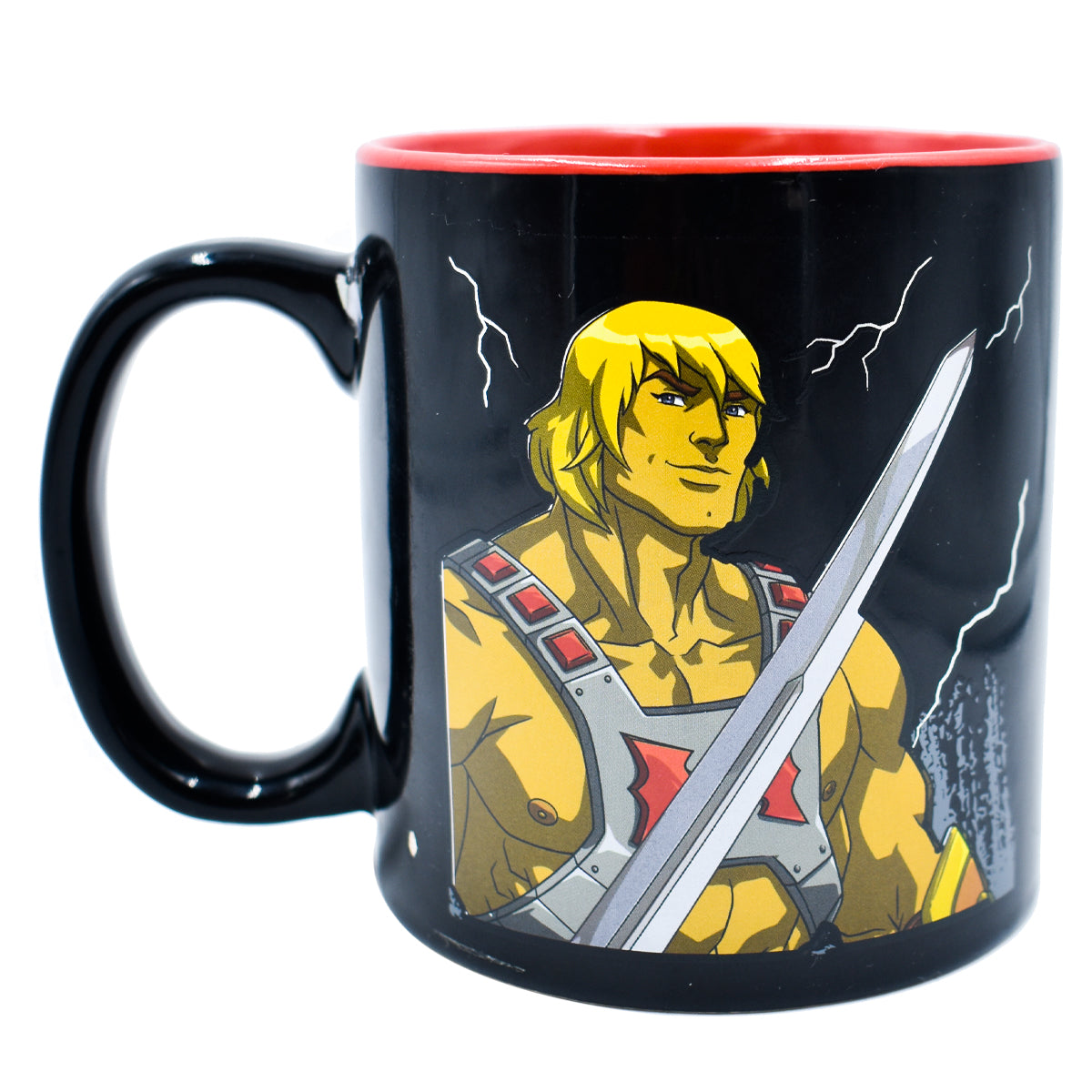 Taza Cerámica Metalizada He Man Masters Of The Universe 592ml