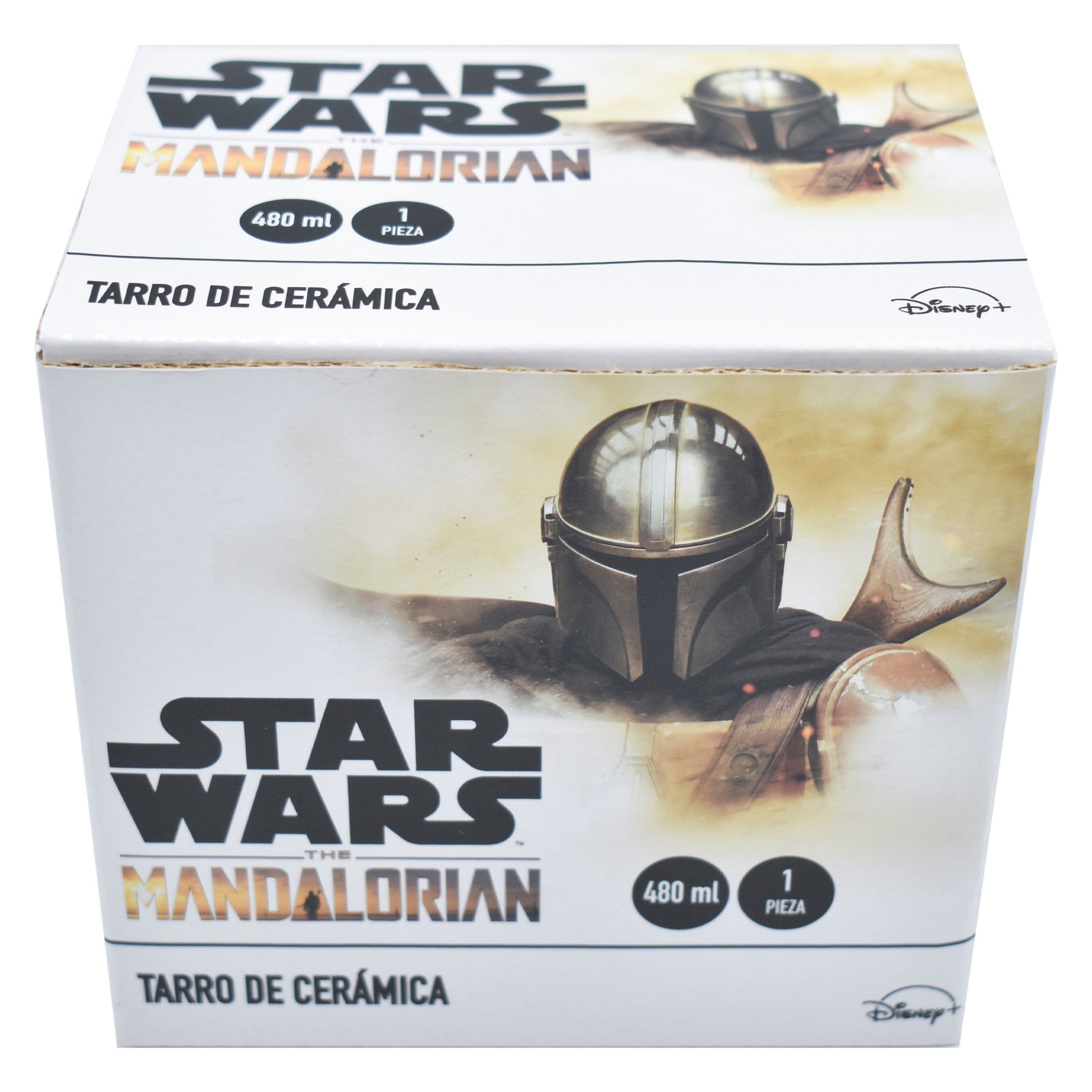 Taza Blanca con Caja de Regalo Fun kids Disney Lucas Film Star Wars Mandalorian Baby Yoda Grogu Ceramica 473ml