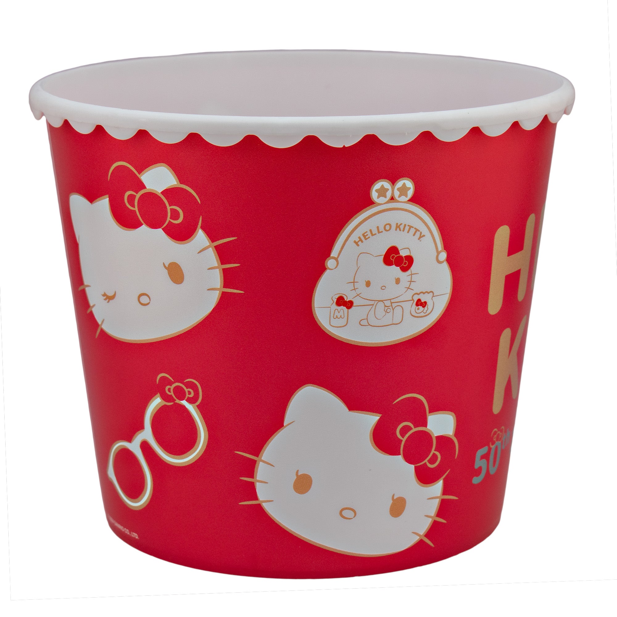 Palomeras de Plástico con Diseño Hello Kitty 50 Aniversario 2.3 Lt