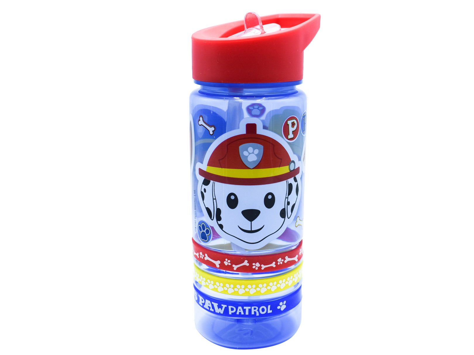 Botella de Plástico Con Pulseras Paw Patrol 450ml