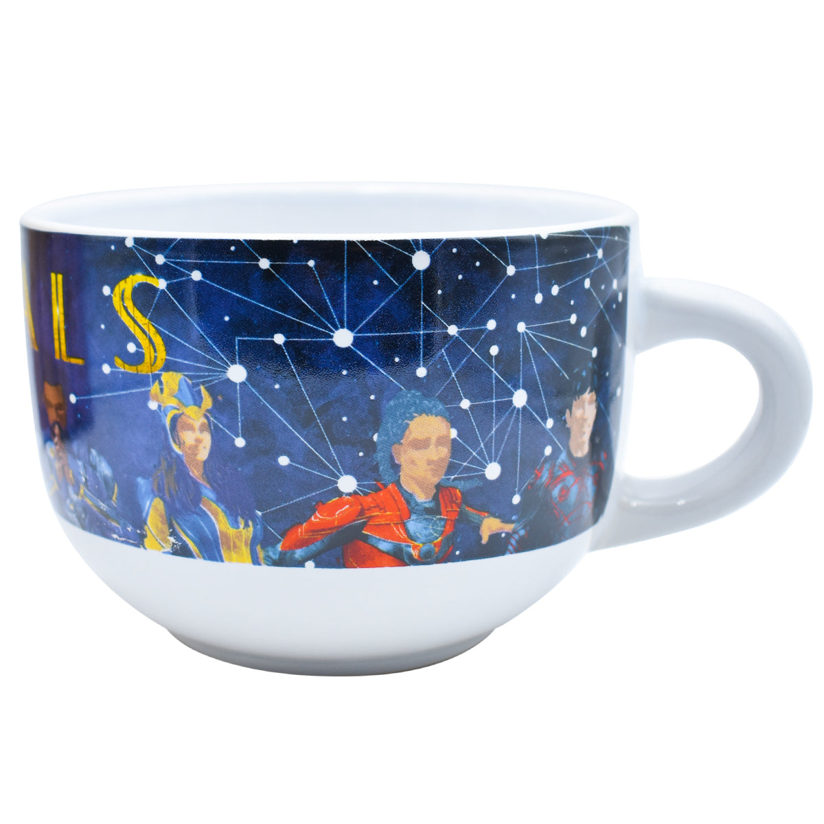 Taza de Cerámica Jumbo Fun Kids Personajes Animados 820ml