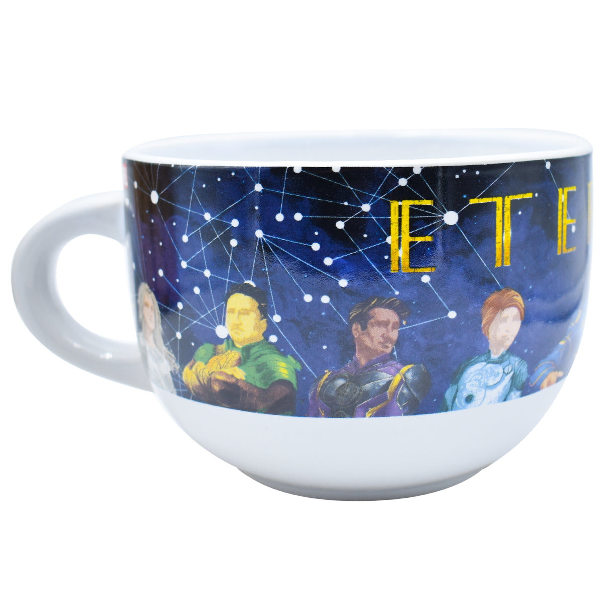 Taza de Cerámica Jumbo Fun Kids Personajes Animados 820ml