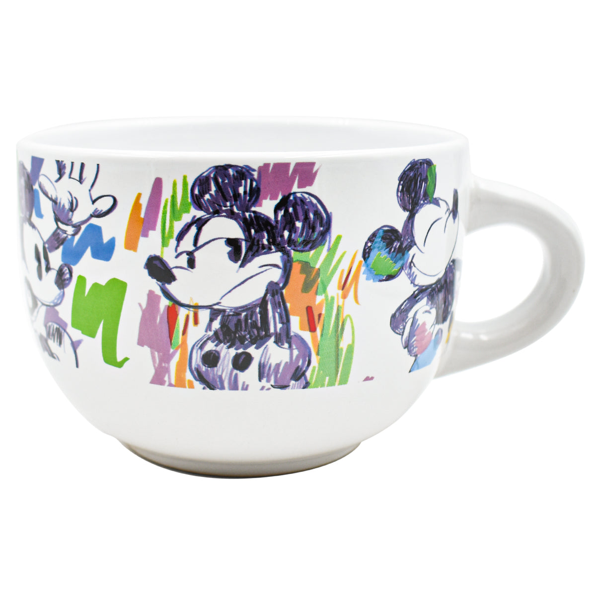 Taza Jumbo de Cerámica Mickey Aniversario 90 Años 800ml