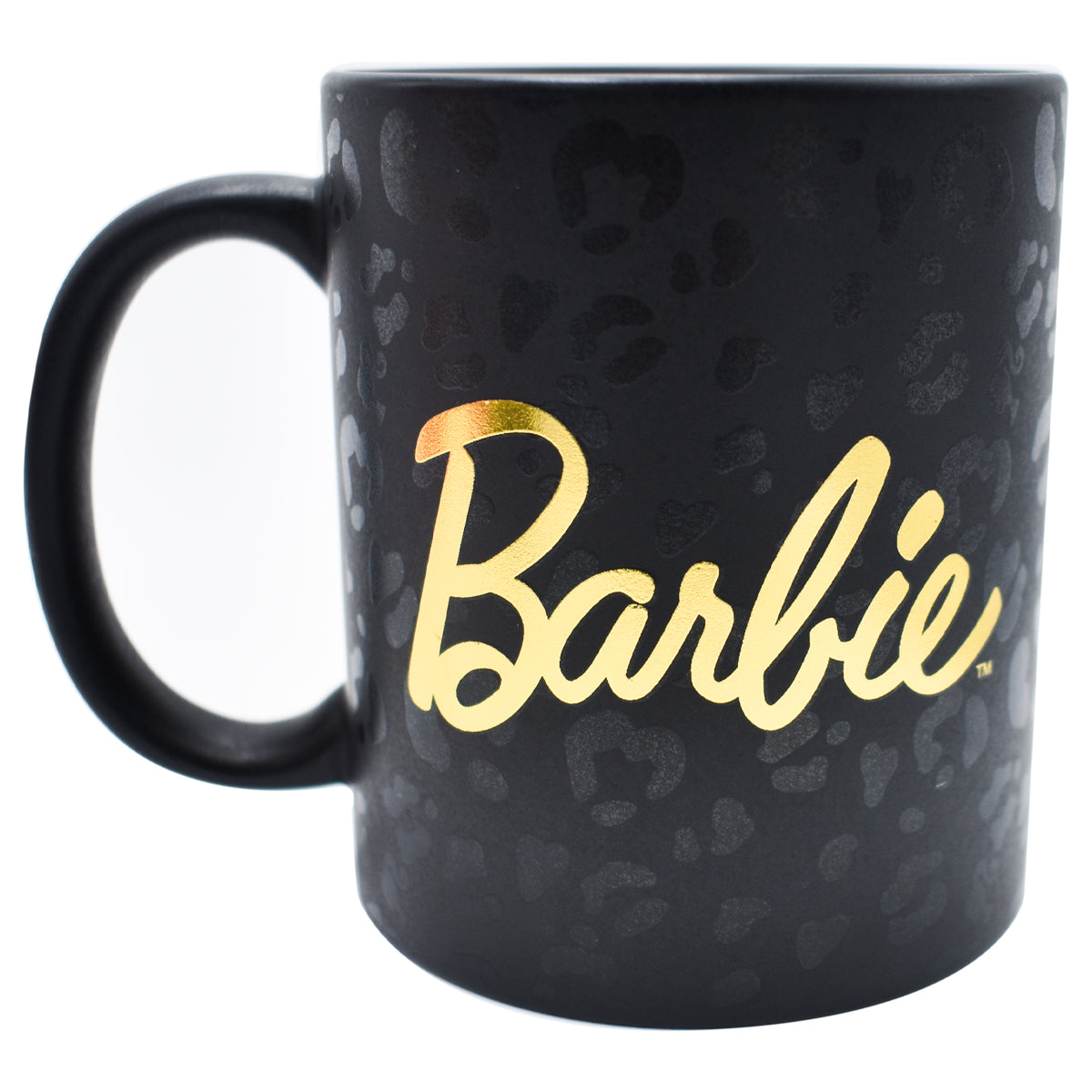 Taza de Cerámica Negra con Dorado Fun kids Barbie 340ml