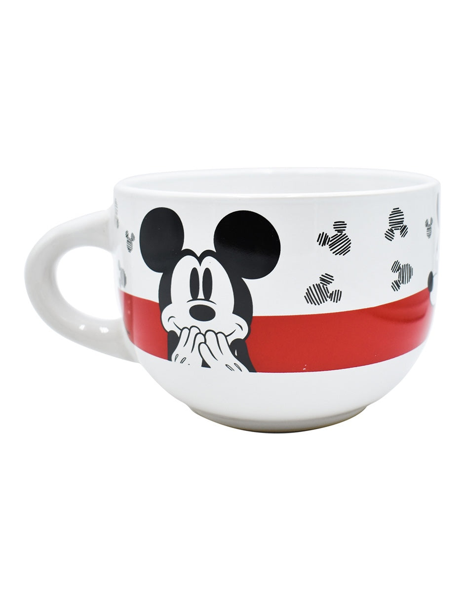 Taza de Cerámica Jumbo Fun Kids Disney Clasico Mickey Mouse 820ml