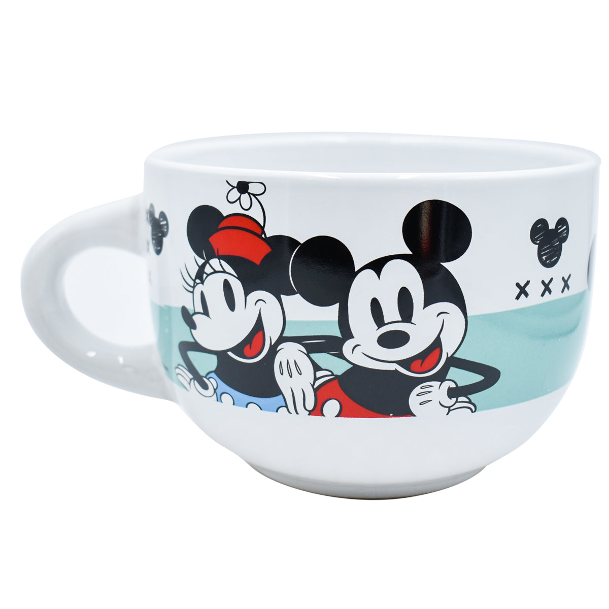 Taza de Cerámica Jumbo Fun Kids Personajes Animados 820ml