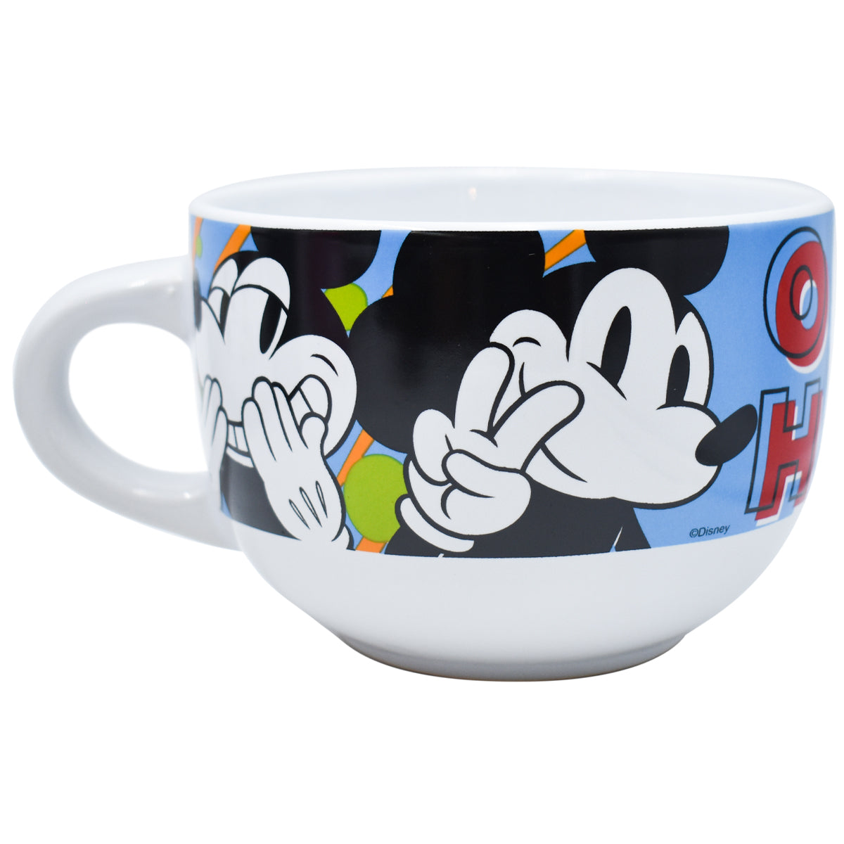 Taza de Cerámica Jumbo Fun Kids Personajes Animados 820ml