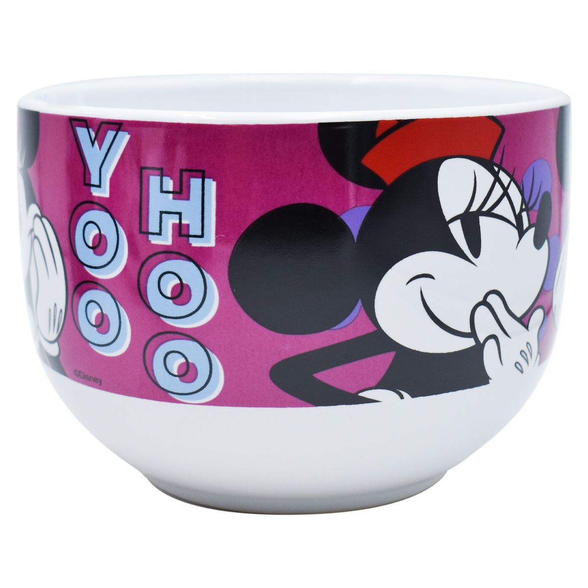 Taza Jumbo Bi Color Blanco Fun Kids Disney Mickey Mouse & Minnie Mouse Ceramica 820ml