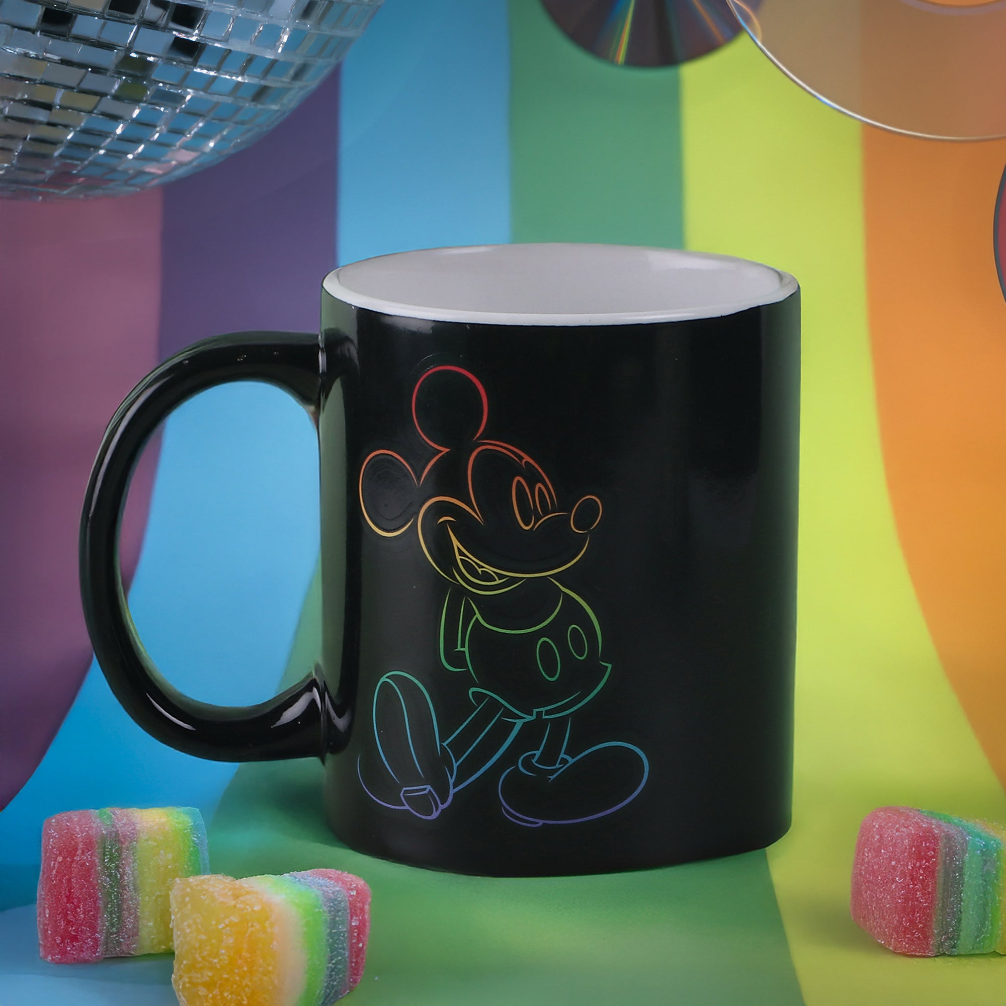Taza Cerámica Disney Mickey Pride Be Proud Lgbt Love C/ Caja