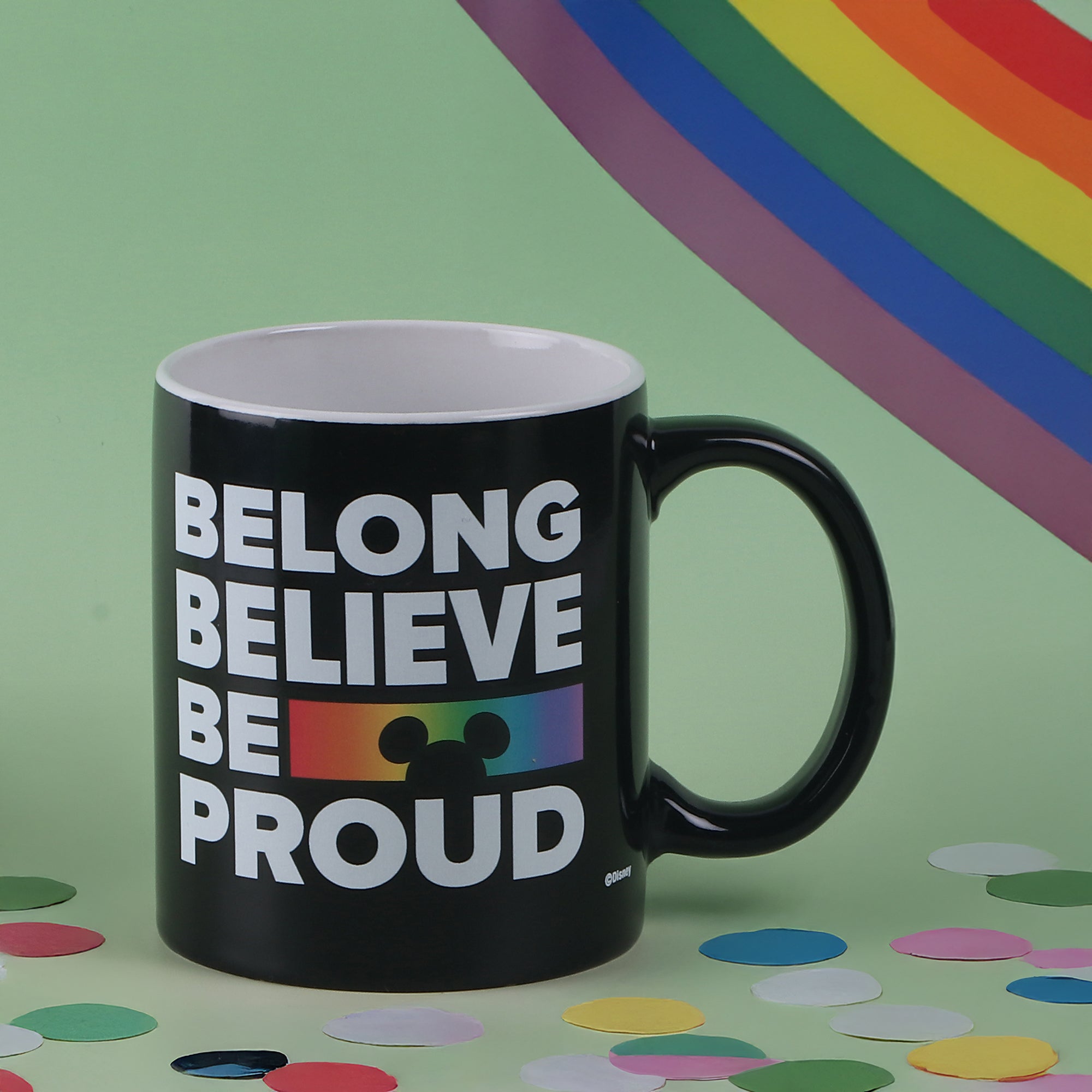 Taza Cerámica Disney Mickey Pride Be Proud Lgbt Love C/ Caja