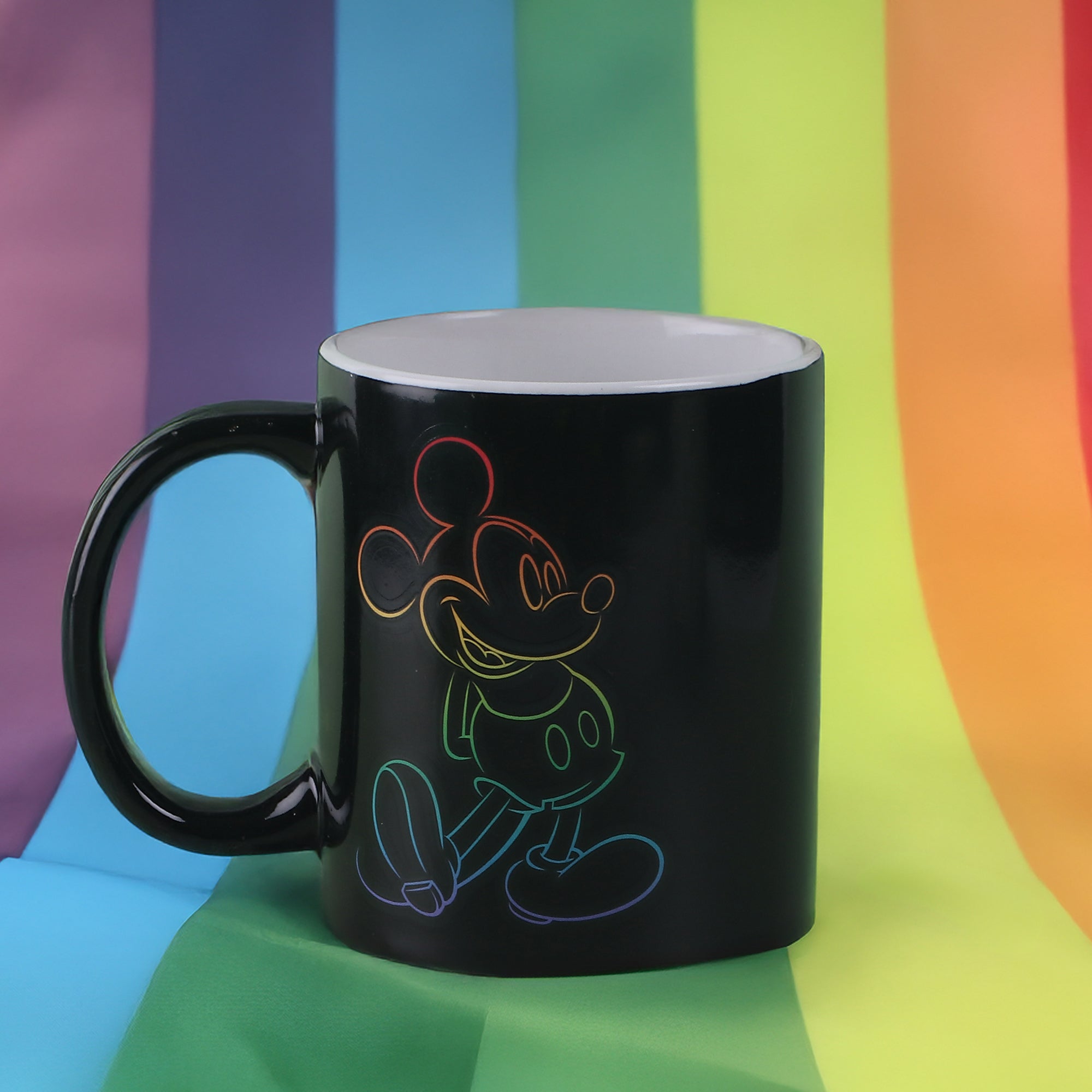 Taza Cerámica Disney Mickey Pride Be Proud Lgbt Love C/ Caja