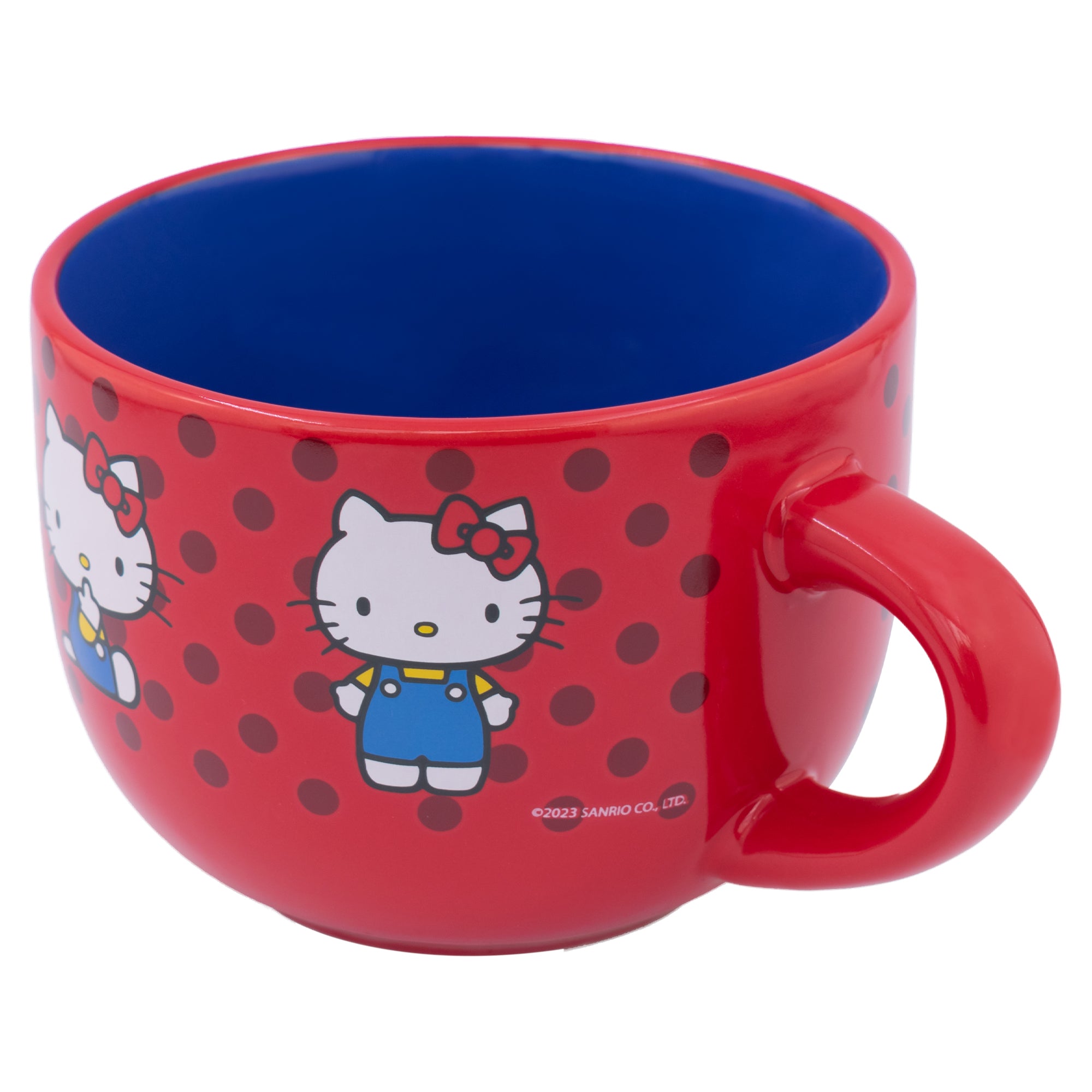 Taza Jumbo Bi Color Fun kids Sanrio Hello Kitty Ceramica 820ml