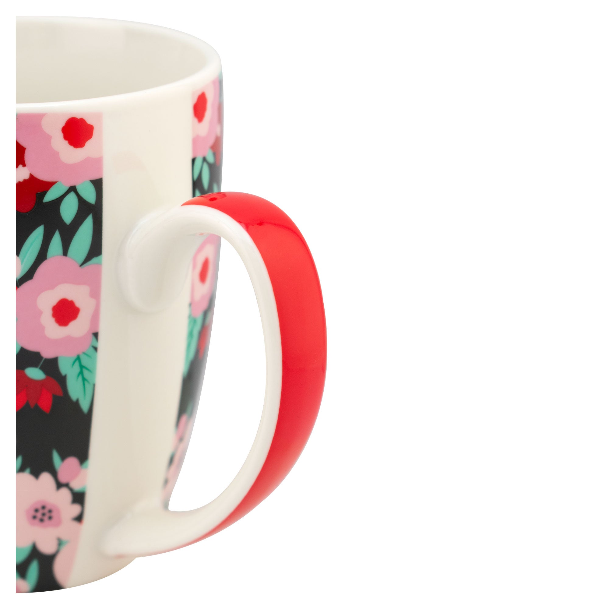 Taza de Porcelana Flores LOVE 500ml