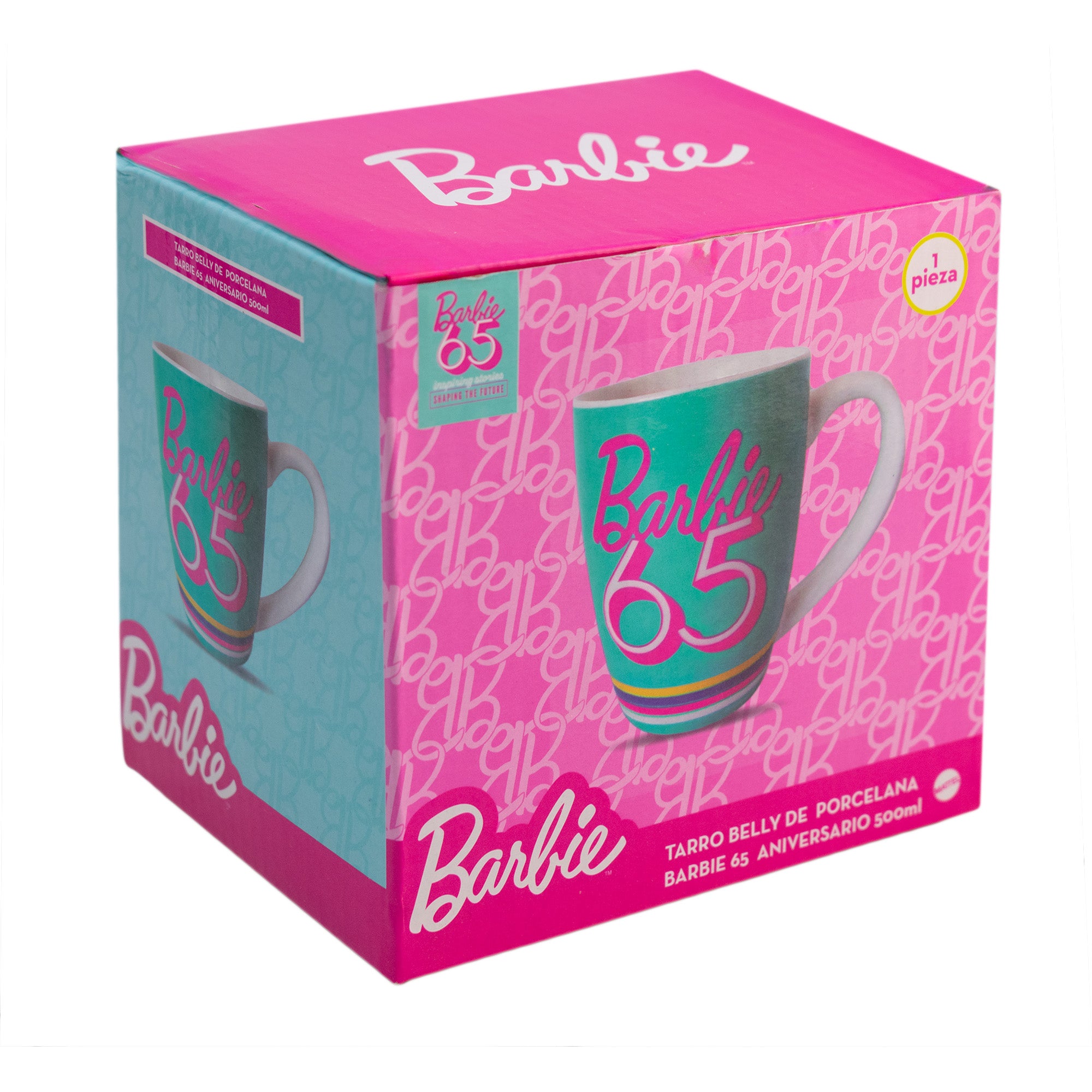 Taza de Cerámica 65 Aniversario Barbie 500ml