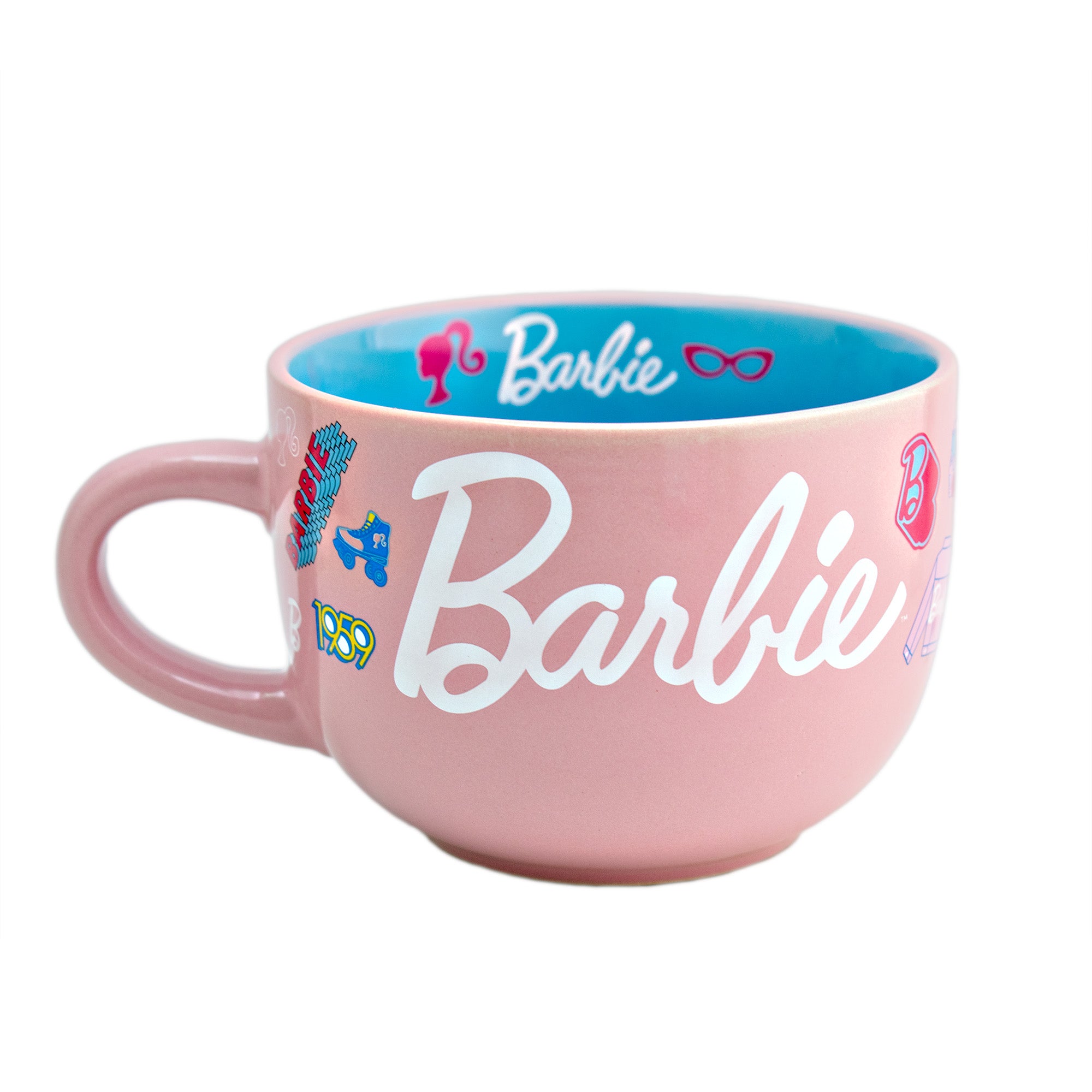 Taza de Cerámica Jumbo Bitono Barbie La Película Mattel 820ml