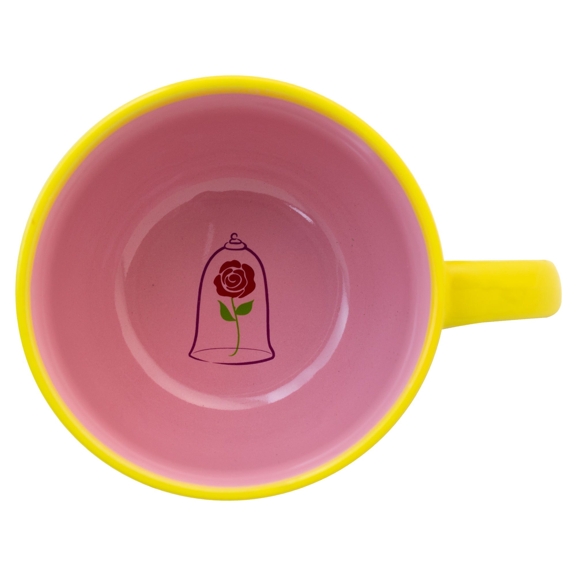 TAZA JUMBO DE CERAMICA LA BELLA Y BESTIA 820ml