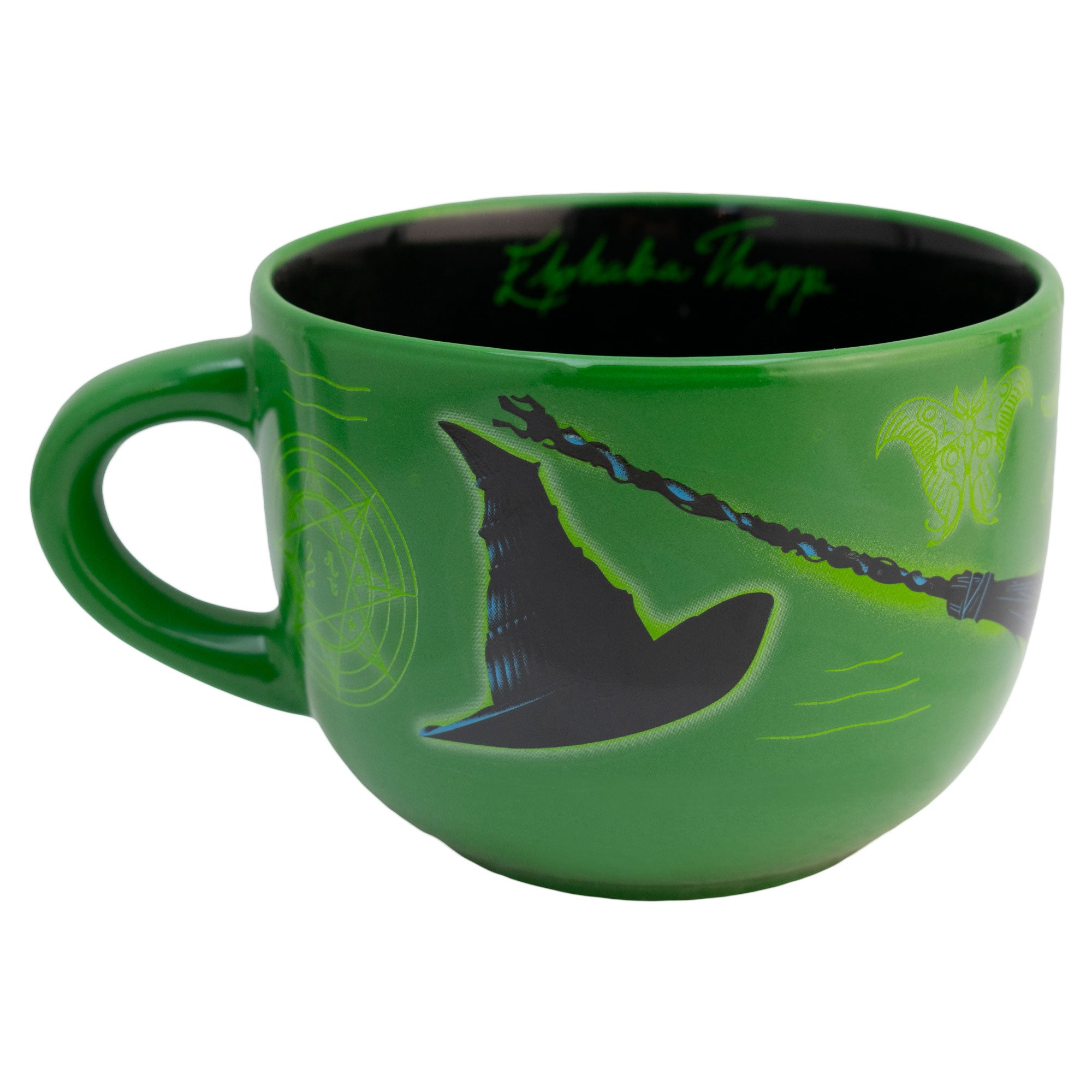 Taza de Cerámica Jumbo Bitono Wicked Elphaba Glinda 820ml