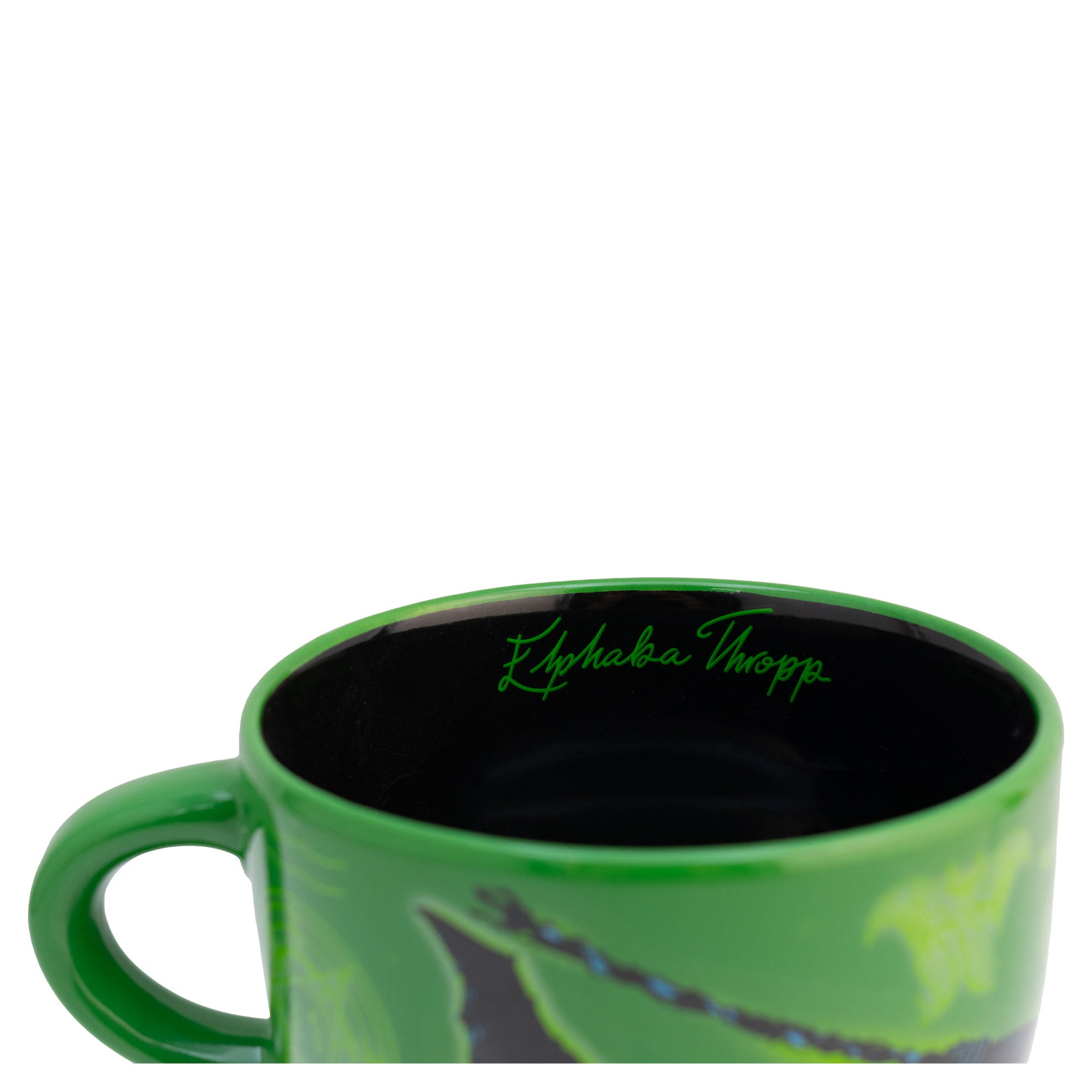 Taza de Cerámica Jumbo Bitono Wicked Elphaba Glinda 820ml