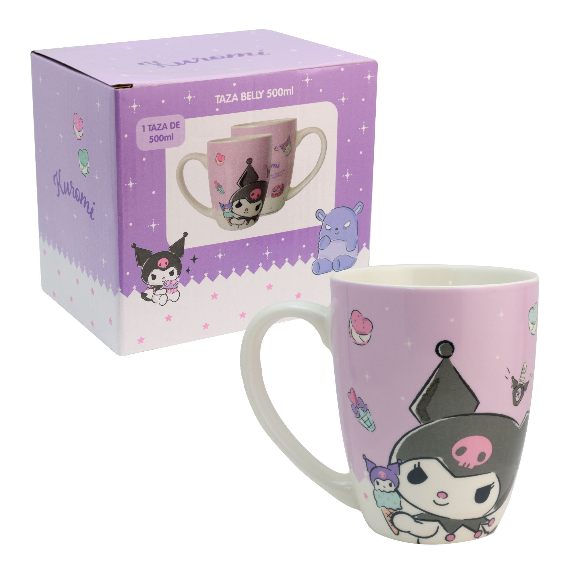 Taza de Porcelana Con Caja De Regalo Personajes Animados 500ml