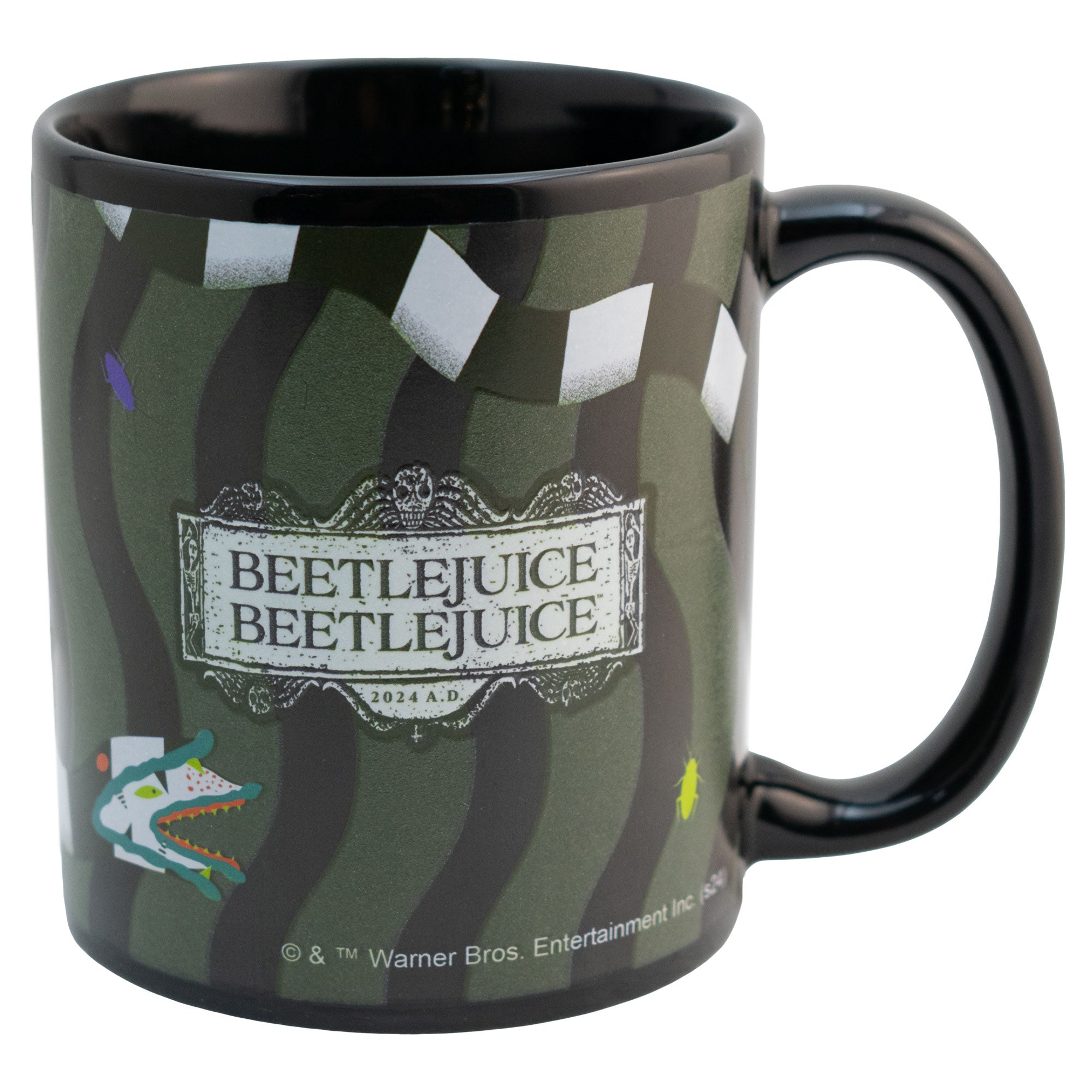 Taza de Cerámica que Brilla en la Oscuridad Beetlejuice 340ml